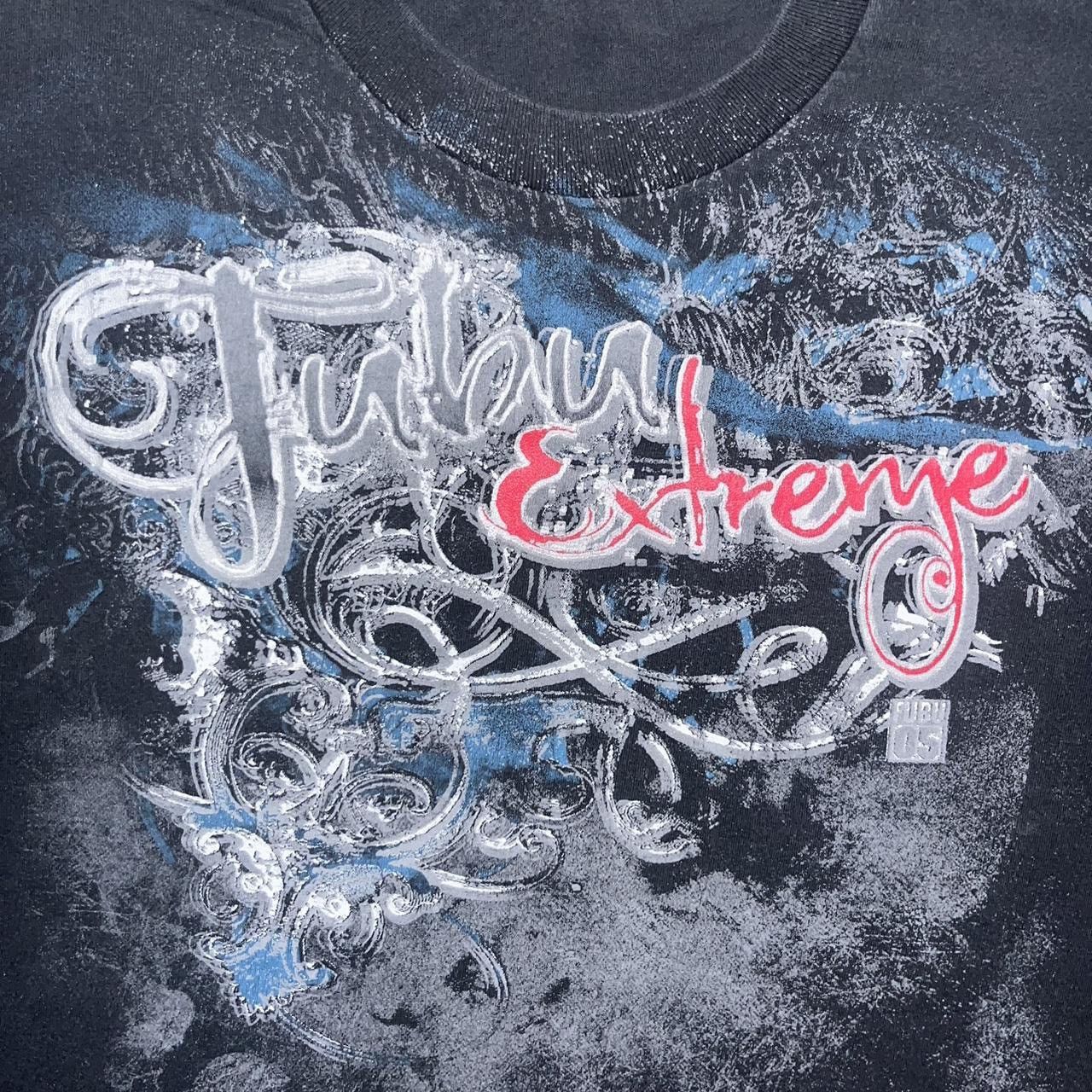 Fubu × Vintage 2000s Y2K Fubu Extreme Emo Cyber Mall Goth Tee Size US L / EU 52-54 / 3 - 4 Thumbnail