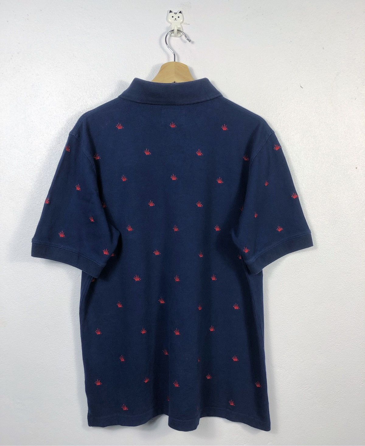 Stussy Rare Stussy Crown All Over Print Embroidered Polo Tee Size US M / EU 48-50 / 2 - 8 Thumbnail