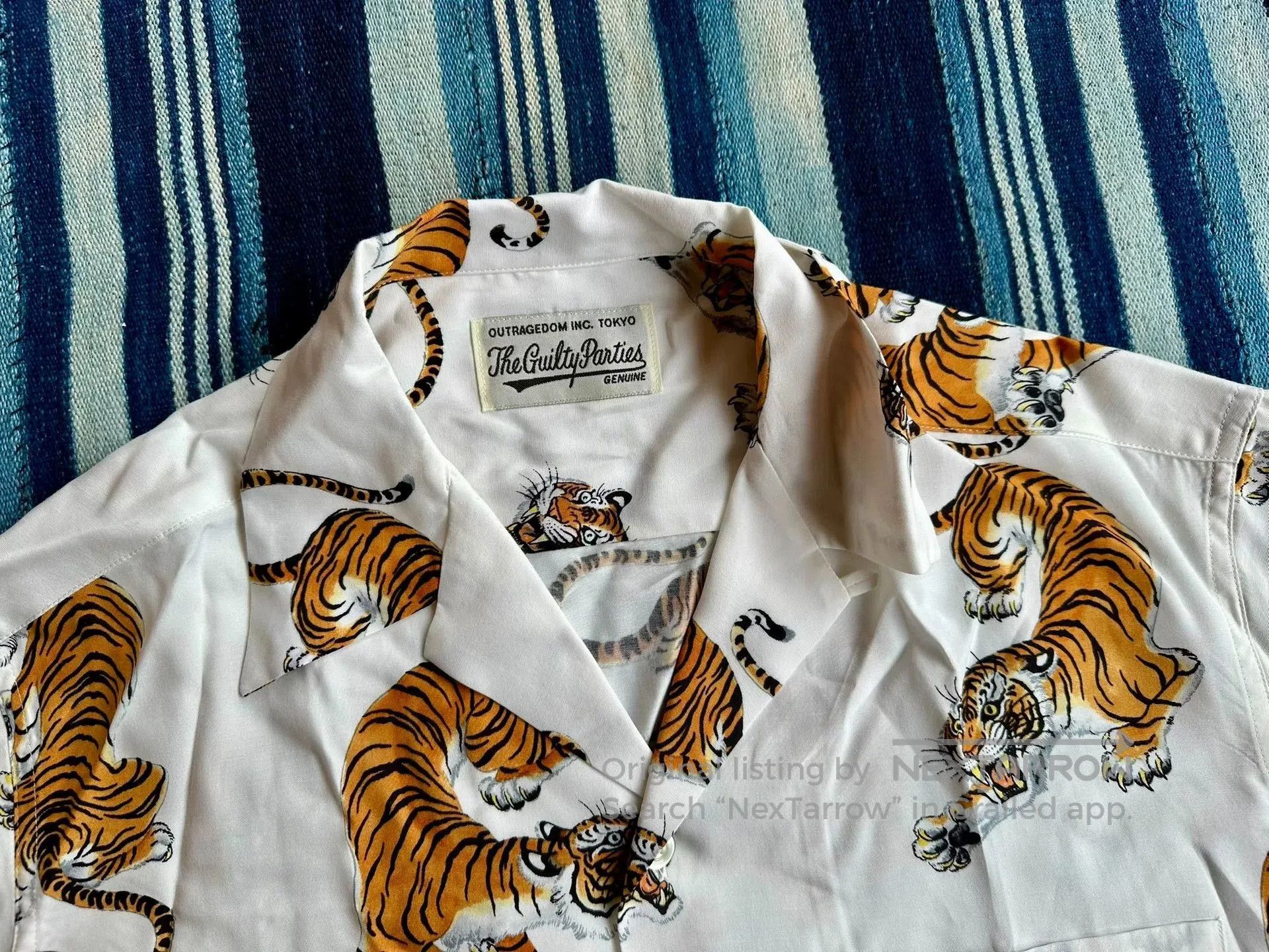 Wacko Maria Wacko Maria Tim Lehi Tiger Print Short Sleeve Shirt. Size US S / EU 44-46 / 1 - 4 Thumbnail