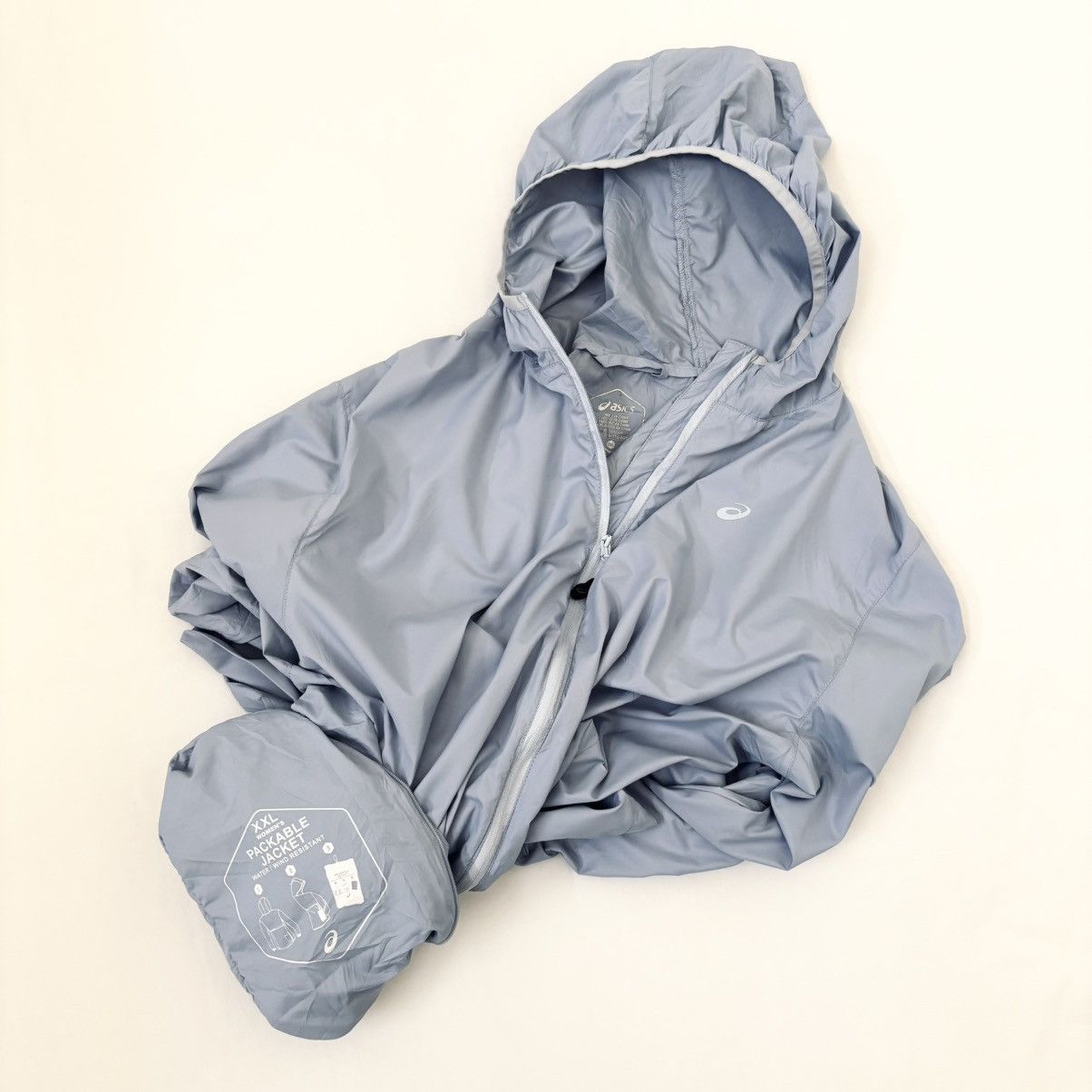 Asics Asics Women's Packable Windbreaker Size XXL / US 16-18 / IT 52-54 - 1 Thumbnail