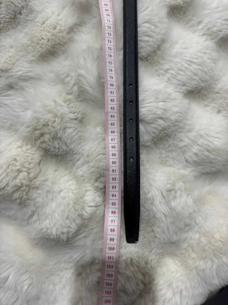 Saint Laurent Paris Saint Laurent Paris size 75 Black and Silver Logo Belt Size ONE SIZE - 8 Thumbnail