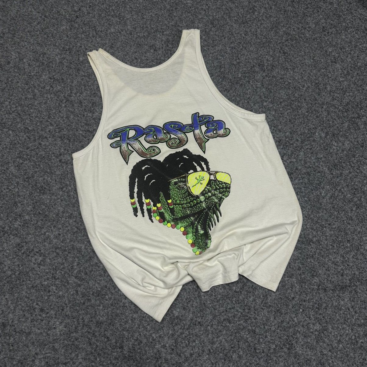 William Rast VTG Man Adult Rasta Puerto Vallarta Mexico Tank Top Sleeves Size US M / EU 48-50 / 2 - 1 Thumbnail