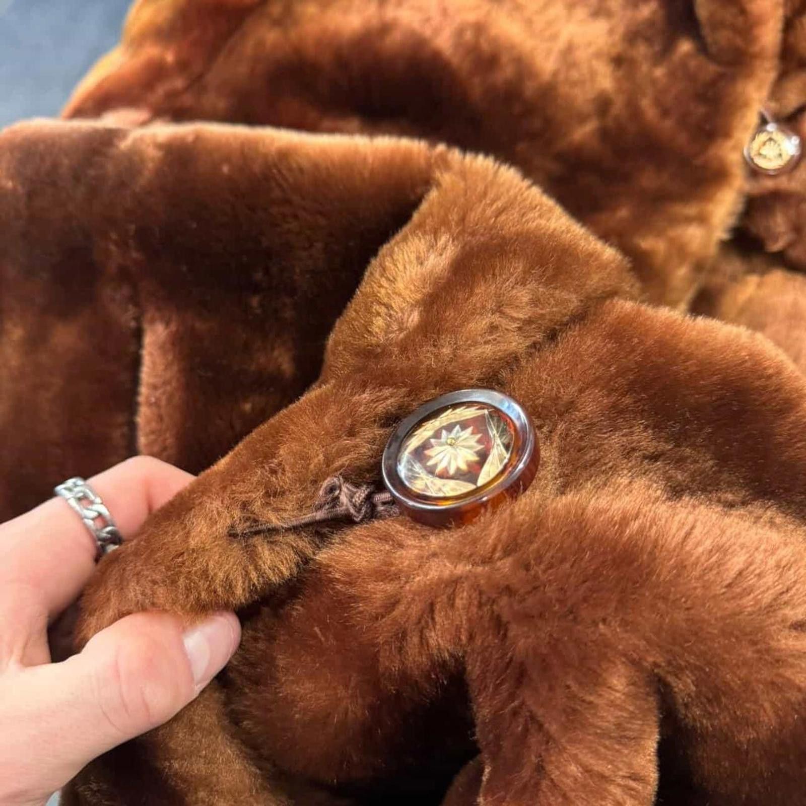 Other Vintage 1960s New York Furs Sheared Beaver Fur Coat Size L / US 10 / IT 46 - 4 Thumbnail