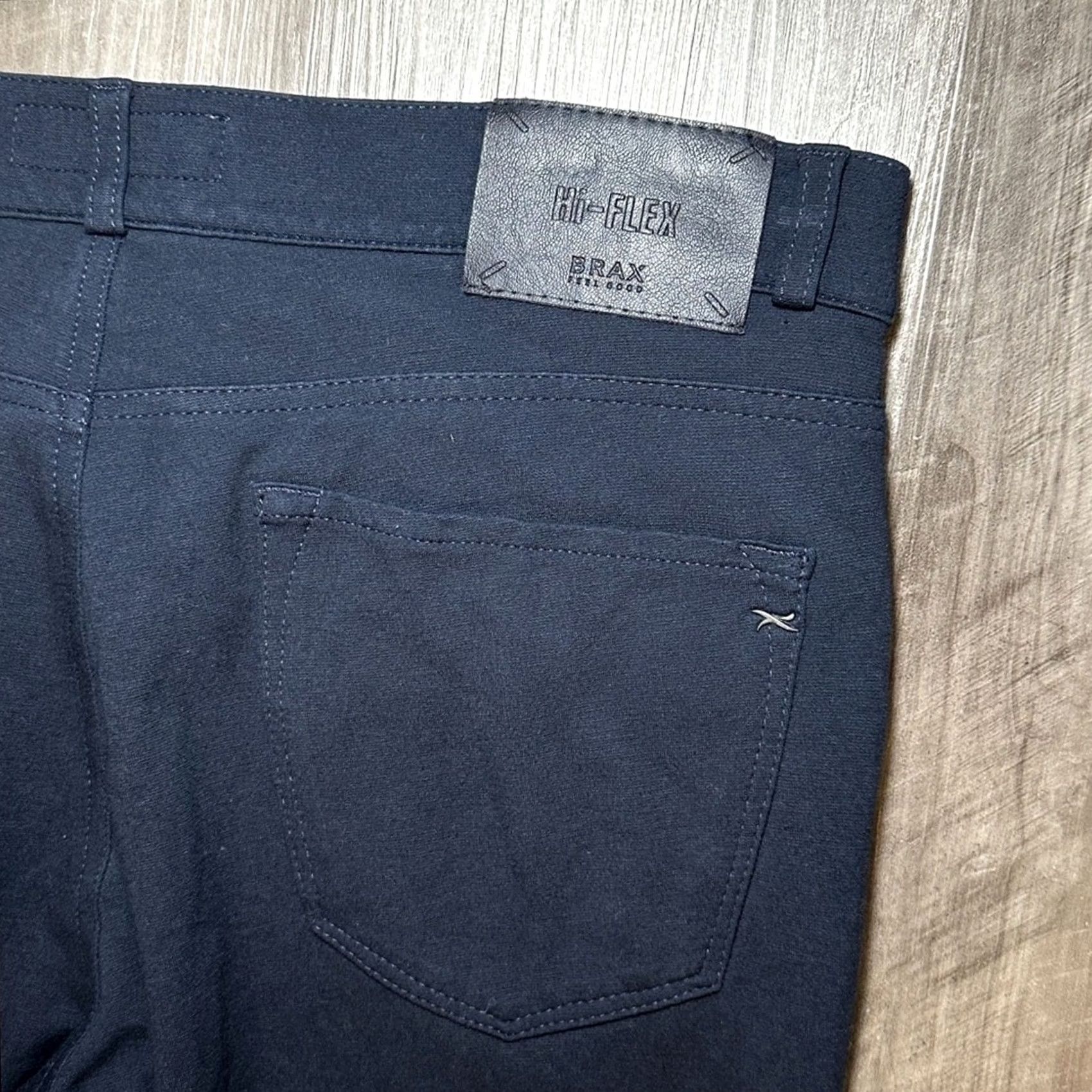 BRAX BRAX Hi-Flex Chuck Modern Fit Stretch Pants Men 34 Chino Navy 34x27 Size US 34 / EU 50 - 5 Thumbnail