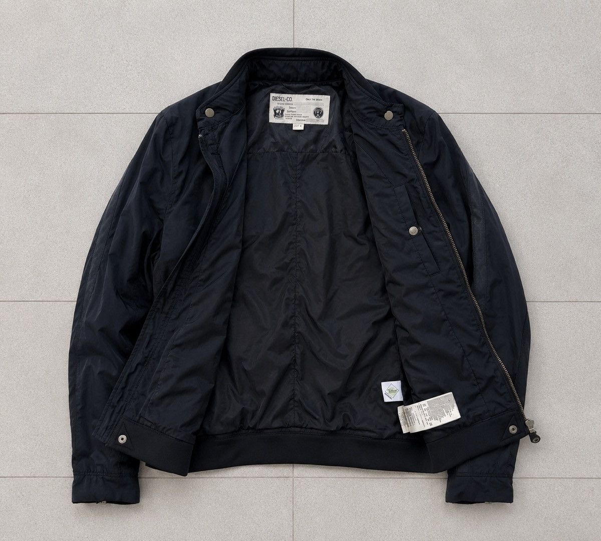 Diesel Diesel Teflon Fabric Protection Rider Zipper Bomber Jacket Size US L / EU 52-54 / 3 - 3 Thumbnail