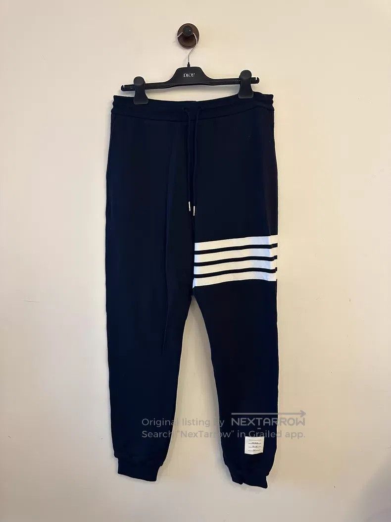 Thom Browne Thom Browne size 5 Blue Knit Sweatpants Size US 30 / EU 46 - 1 Thumbnail
