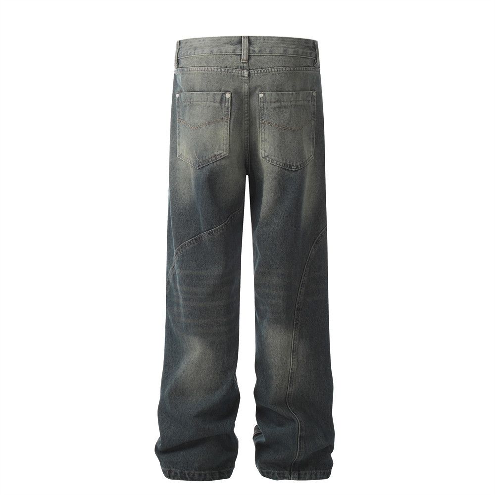 Japanese Brand Men's washed gradient cargo jeans y2k Size US 32 / EU 48 - 3 Thumbnail