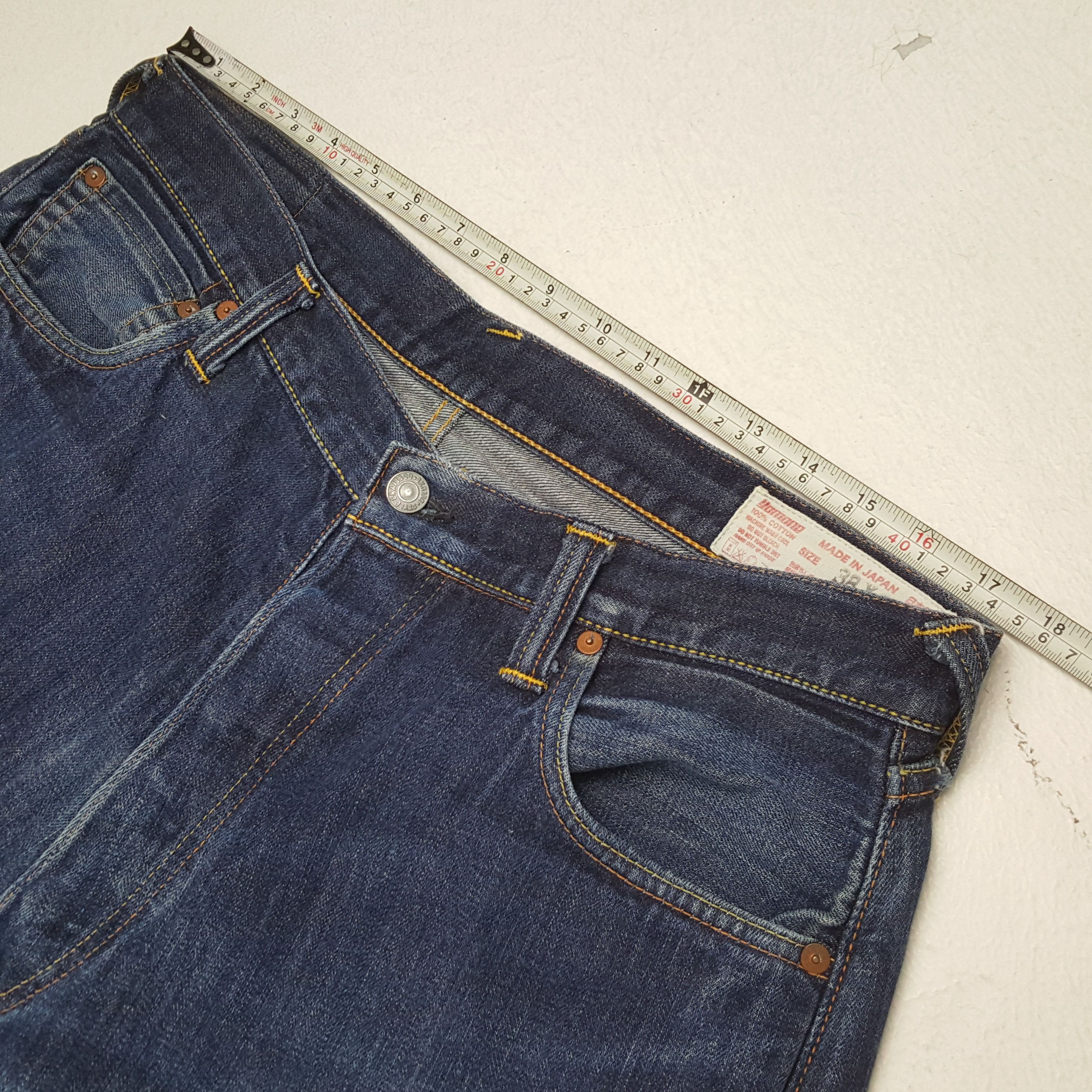 Japanese Brand × Vintage EVISU Japanese Brand Fashion Style Custom Daicock Jeans Size US 35 - 7 Thumbnail