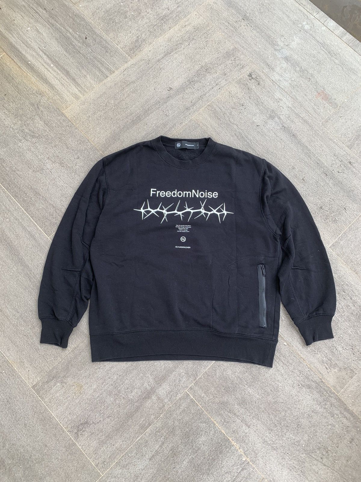 GU × Undercover Gu & Undercover Freedom Noise Sweatshirt Size US L / EU 52-54 / 3 - 1 Thumbnail