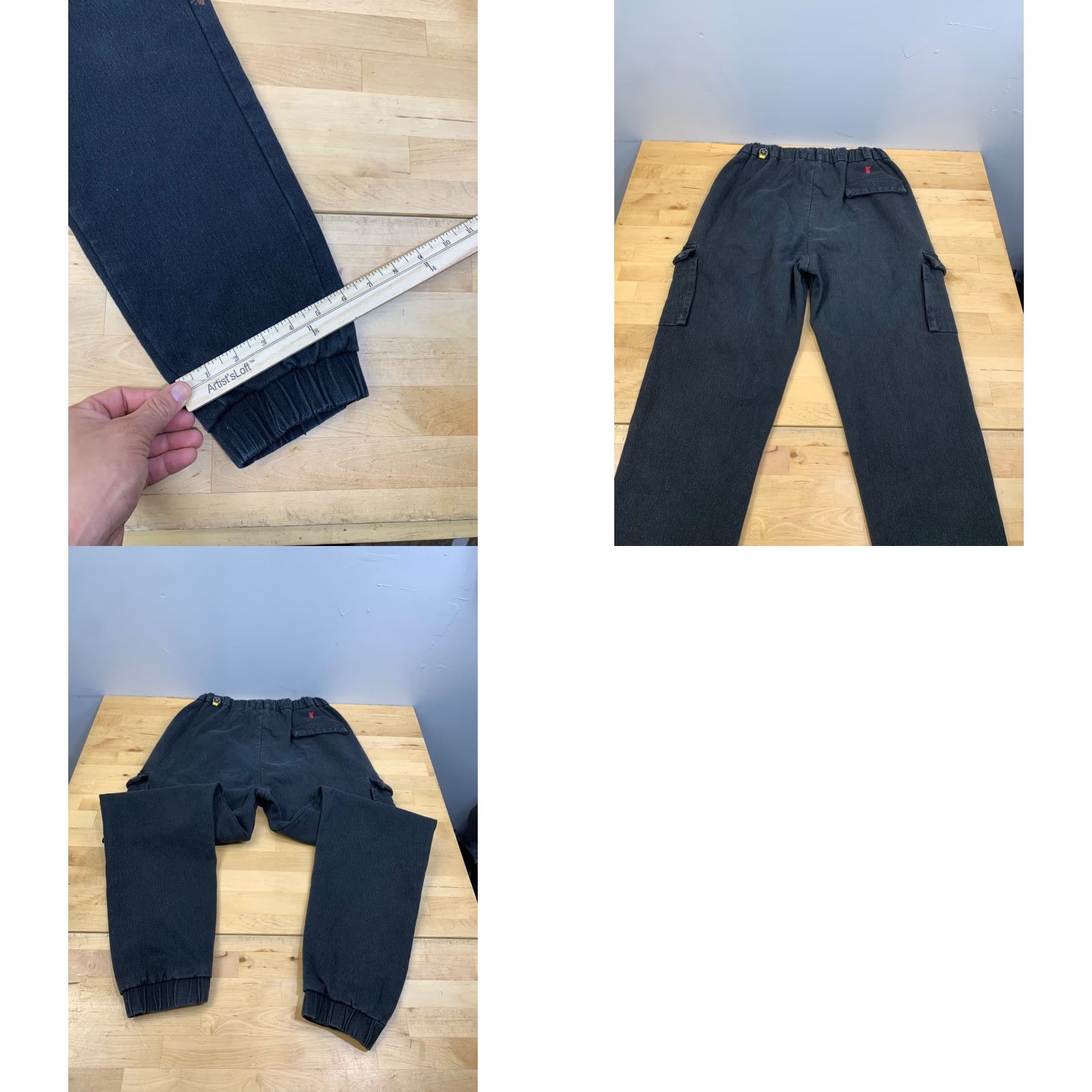 Vintage Polo Sport Cargo Joggers Monlcer Adult S/M Black Casual Drawstring Size US S / EU 44-46 / 1 - 9 Thumbnail