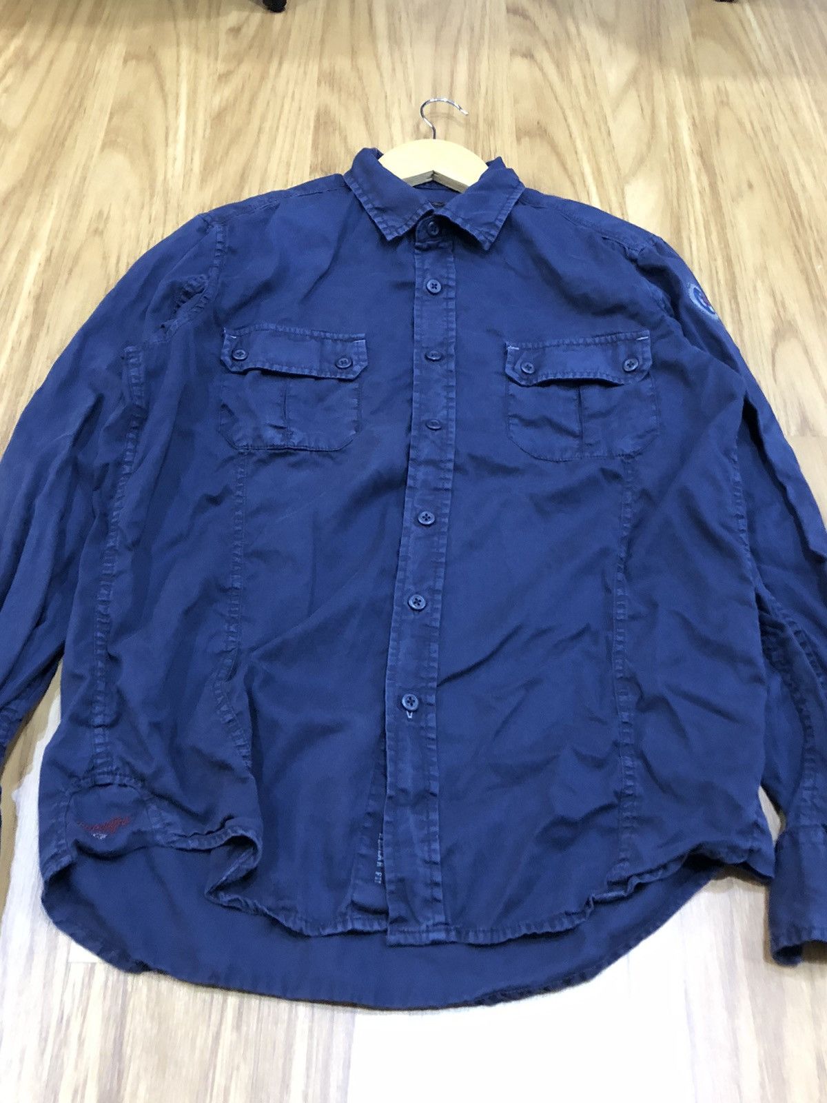 Napapijri Napapijri Geographic Double Button Pocket L/S Button Up Size US M / EU 48-50 / 2 - 3 Thumbnail