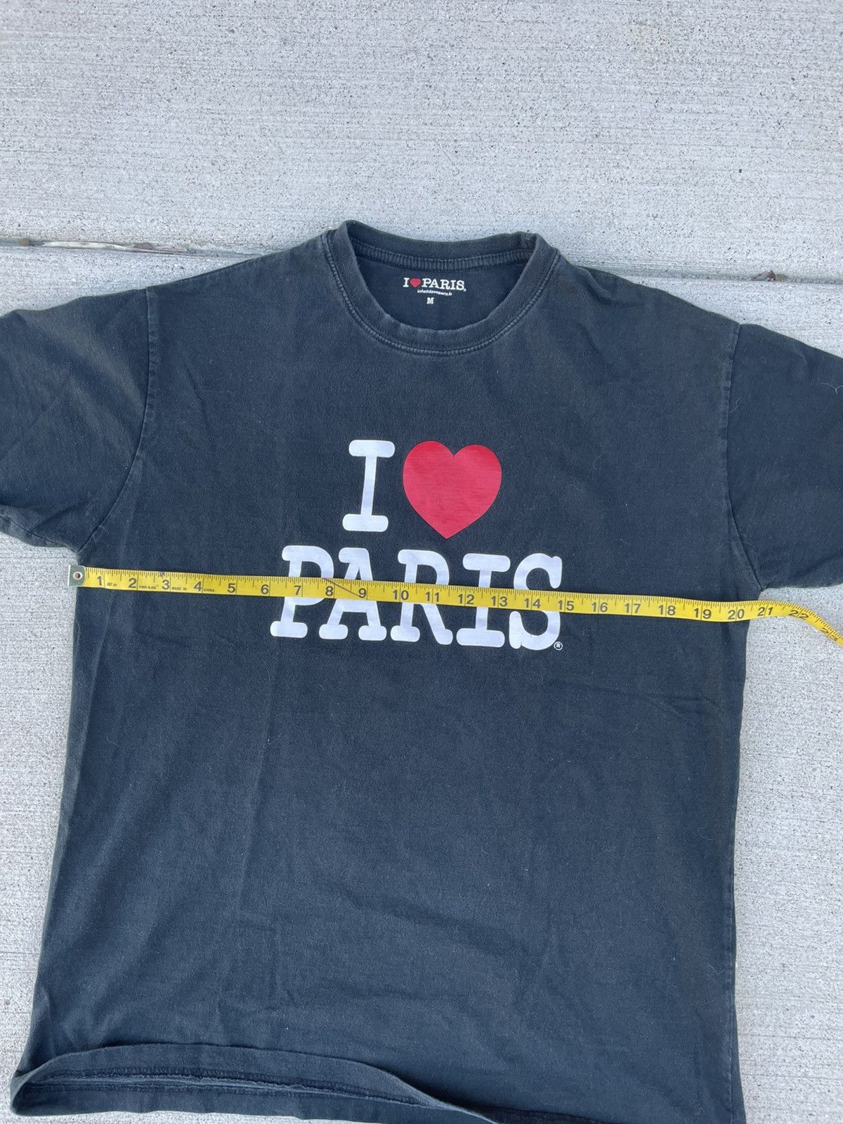 Vintage 90s style Vintage I Heart Paris Tee Size US M / EU 48-50 / 2 - 3 Thumbnail