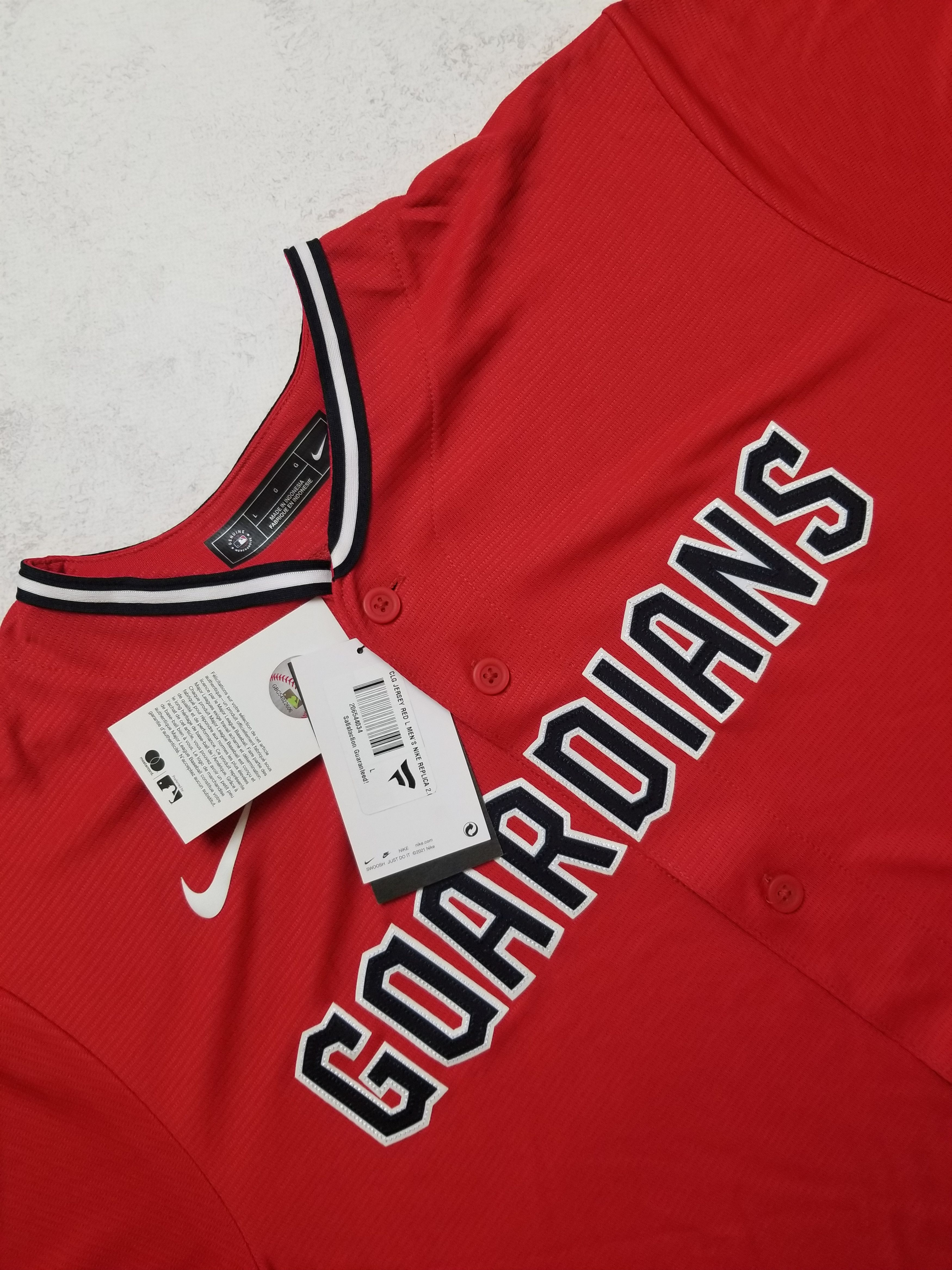 Nike Nike Cleveland Guardians Replica 2.0 Alternate Blank Jersey Size US L / EU 52-54 / 3 - 5 Thumbnail