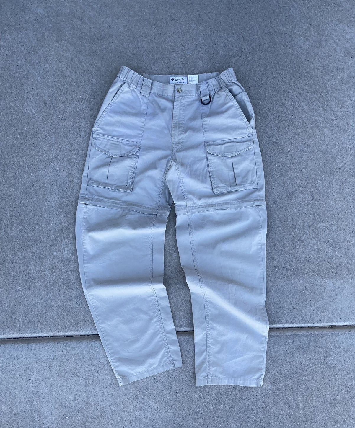 Vintage Vintage Columbia Hiking Pants Convertible Utility Khaki Size US 32 / EU 48 - 1 Thumbnail