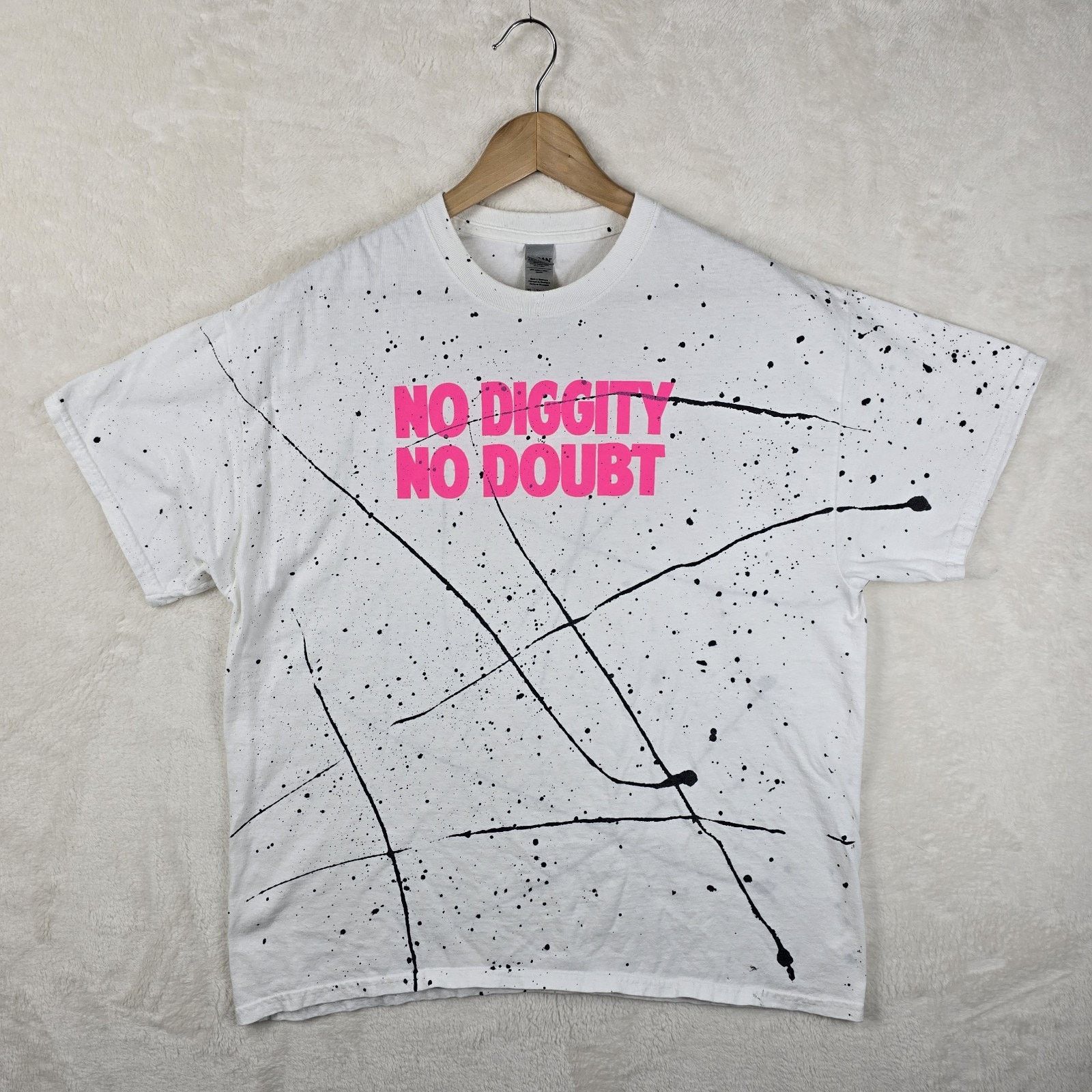 Gildan No Diggity No Doubt Backstreet Shirt XL Paint Speckle AOP Size US XL / EU 56 / 4 - 2 Thumbnail