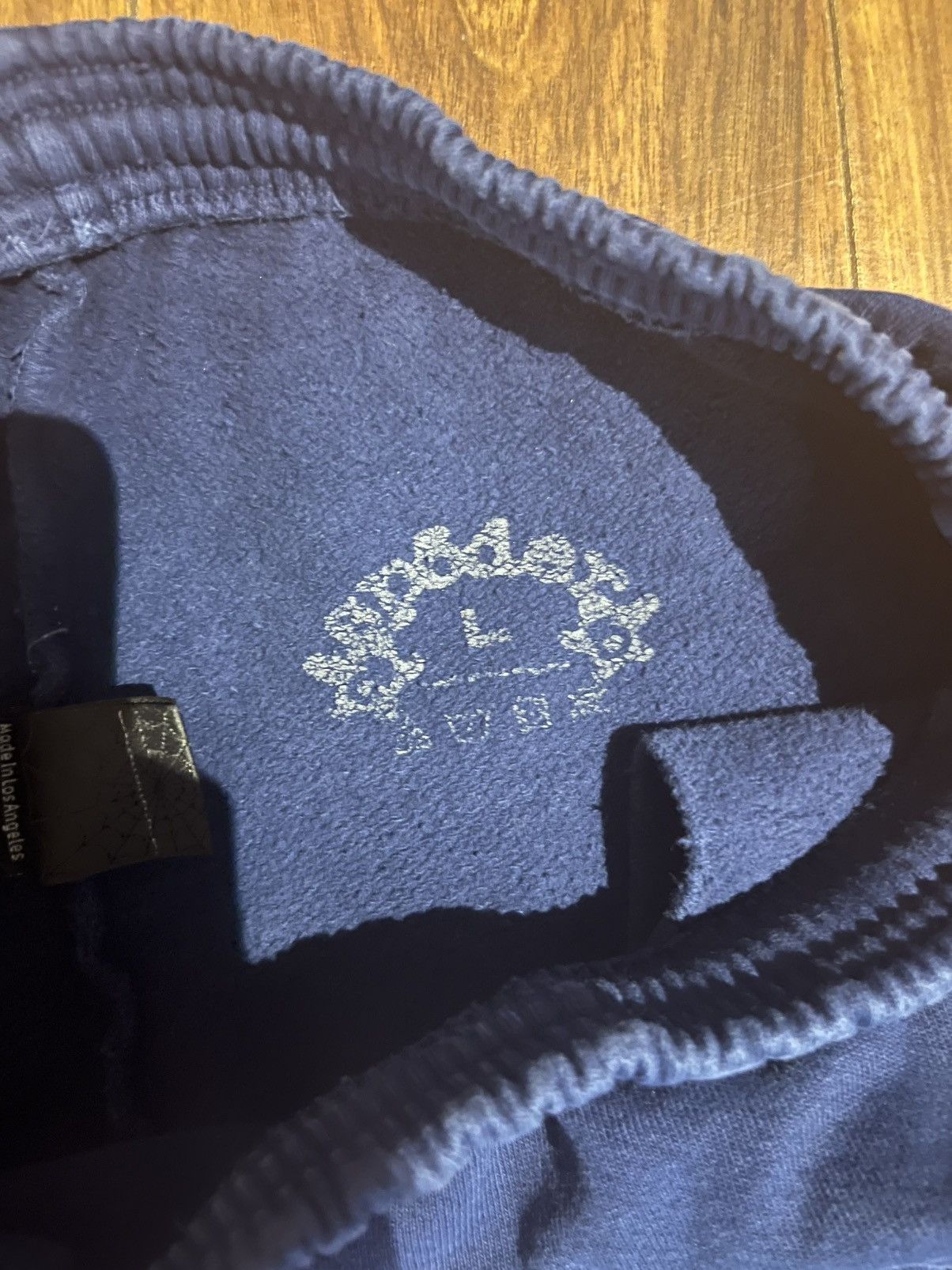 Sp5der Sp5der OG Web Sweatpants ‘Navy’ - Large Size US 32 / EU 48 - 3 Thumbnail