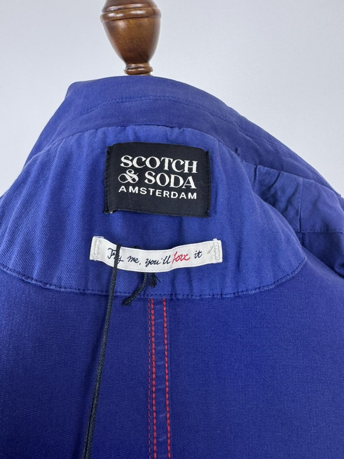 Scotch & Soda Scotch Soda B30 blazer workwear Marine sports Navy jacket Size 38R - 10 Thumbnail
