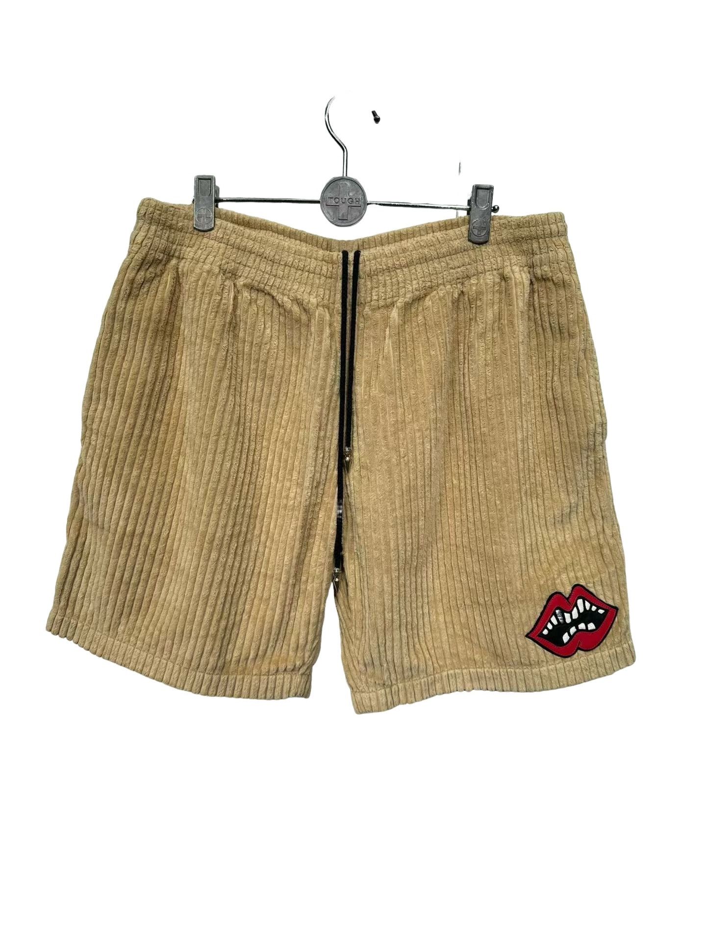 Chrome Hearts Chrome Hearts x Matty Boy Corduroy Lip Shorts XL Size US 36 / EU 52 - 1 Thumbnail