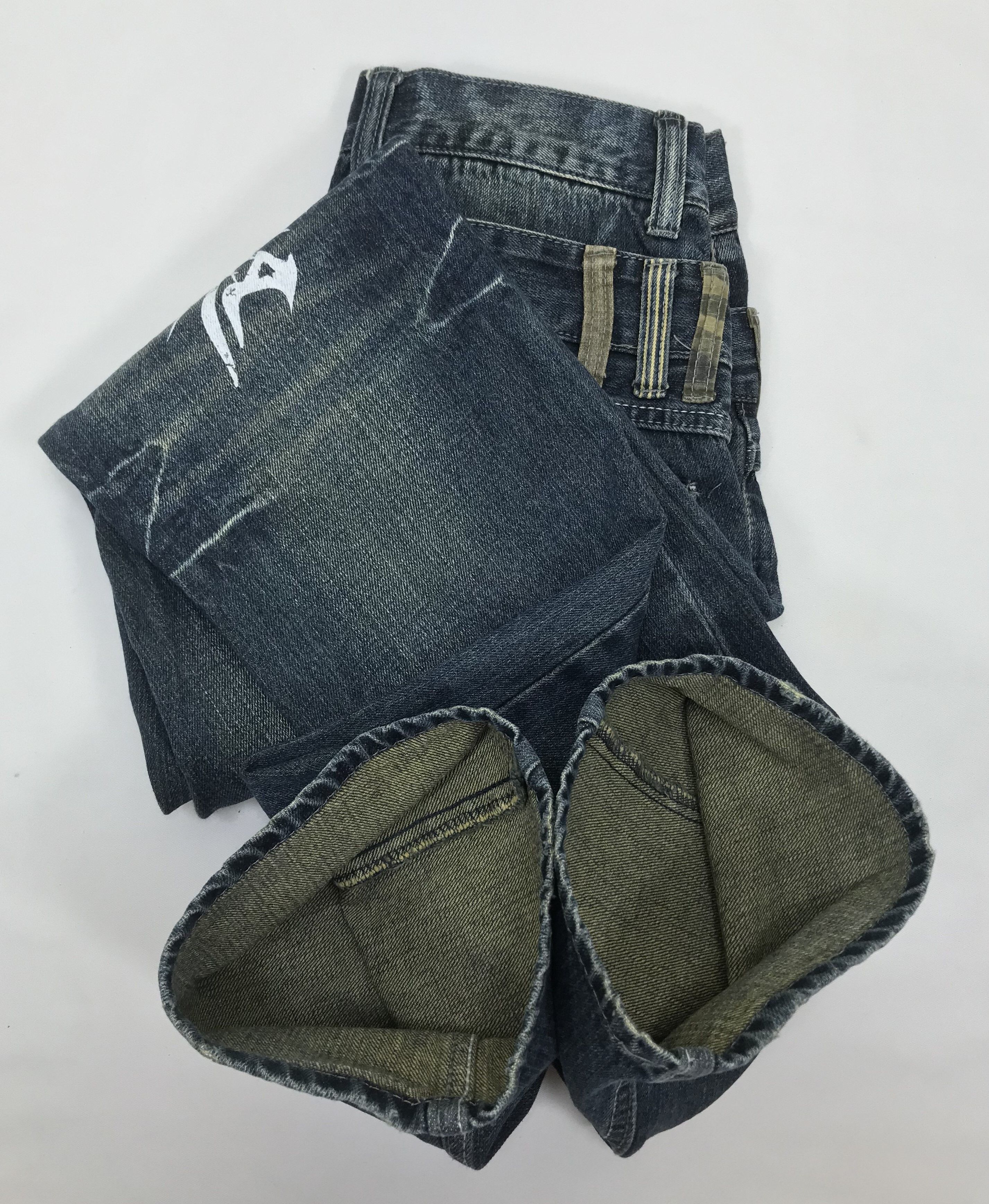 Japanese Brand Vintage Japanese Jack Serika Wings Printed Jeans Size US 30 / EU 46 - 13 Thumbnail