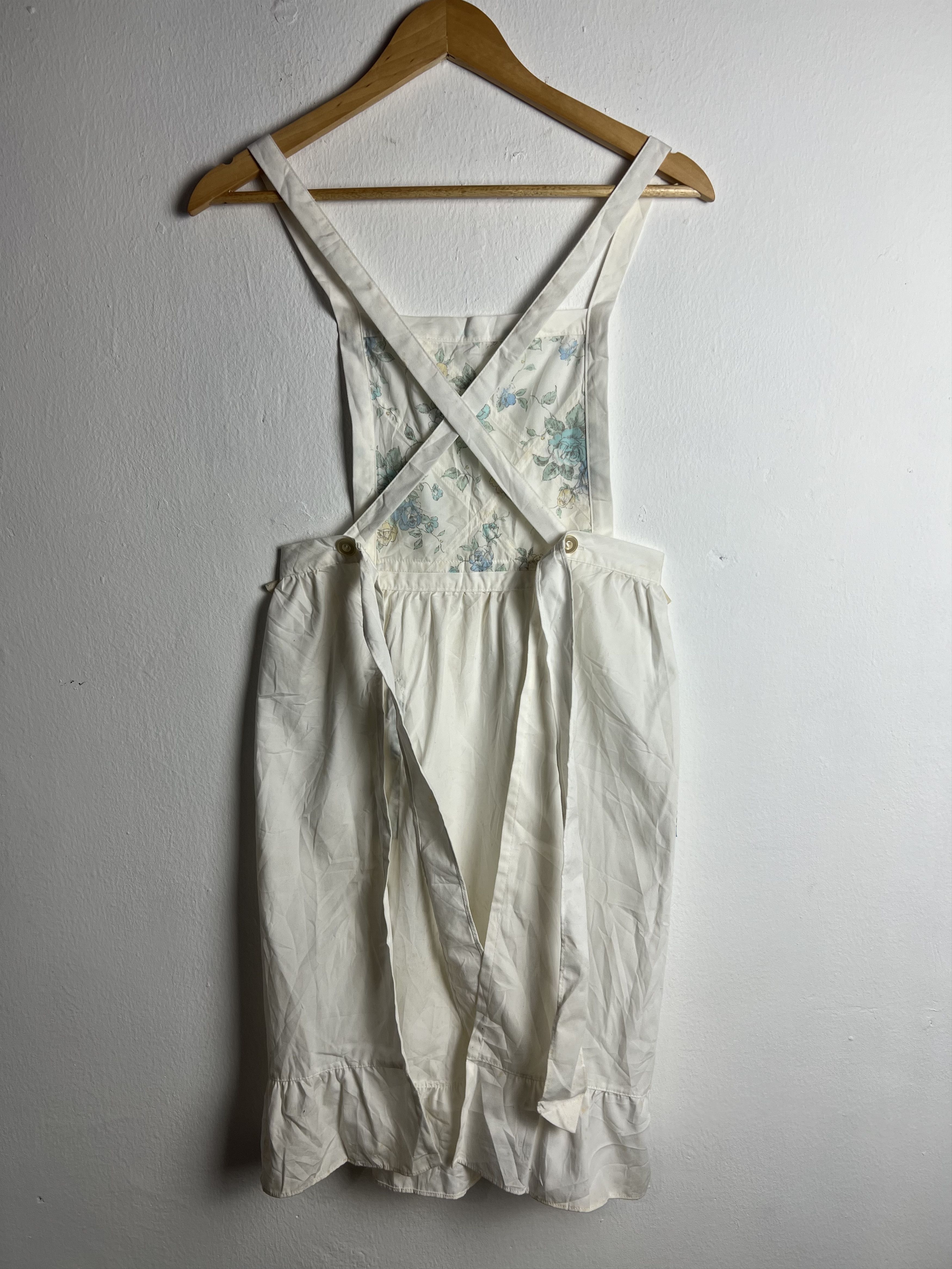 Japanese Brand Floral Print Vintage Apron Size ONE SIZE - 5 Thumbnail