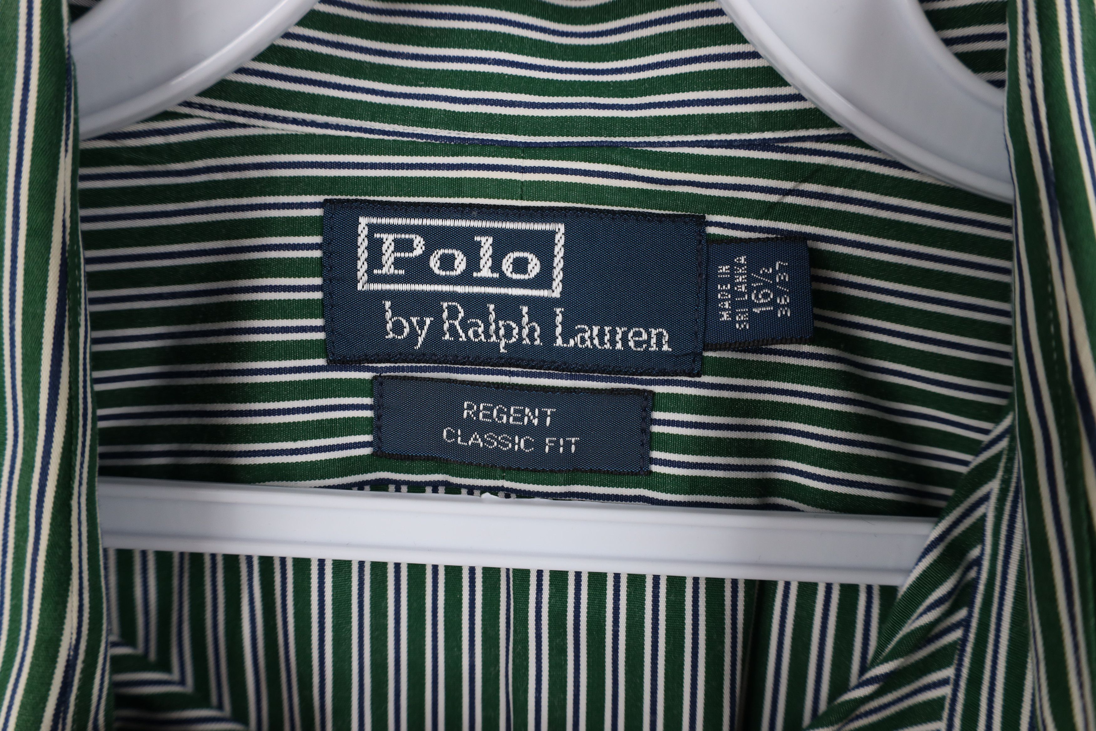 Ralph Lauren Vintage 90s Ralph Lauren Classic Fit Striped Button Shirt Size US M / EU 48-50 / 2 - 6 Thumbnail