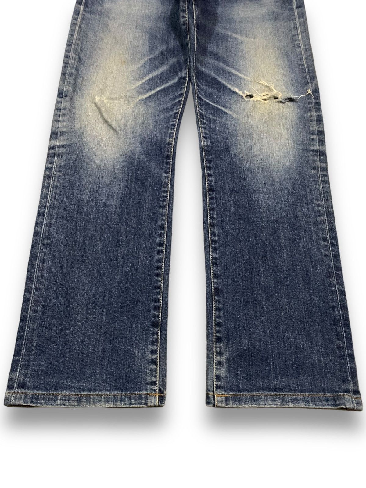 Undercover × Uniqlo Vintage Uniqlo S001 Straight Leg Distressed Grunge Jeans Size US 33 - 7 Thumbnail