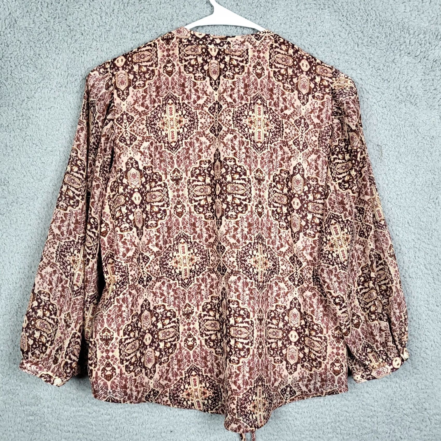 Madewell Madewell Women's blouse Size XXS Long sleeve kaledoscope Print Size XXS / US 00 / IT 34 - 6 Thumbnail