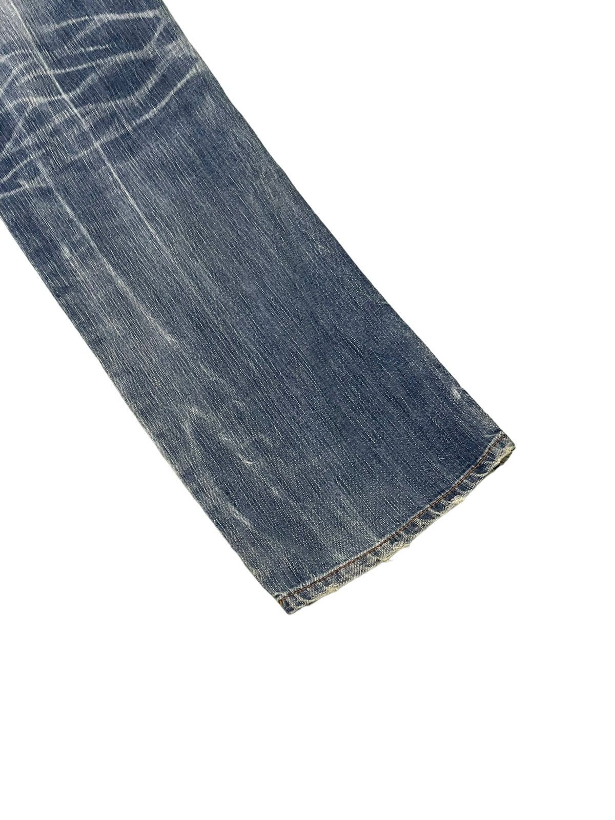 Edwin Distress Jeans Edwin Japan Faded Regular Straight 7🟦5 Size US 32 / EU 48 - 14 Thumbnail