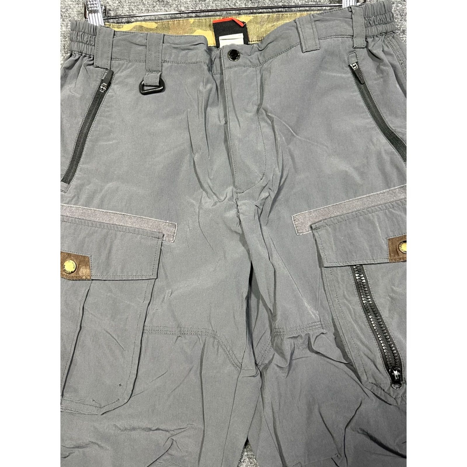 Komono Komont Cargo Pants Womens 30 Gray Nylon Hiking Crop Straight Leg Pockets Outdoor Size 30" / US 8 / IT 44 - 4 Thumbnail