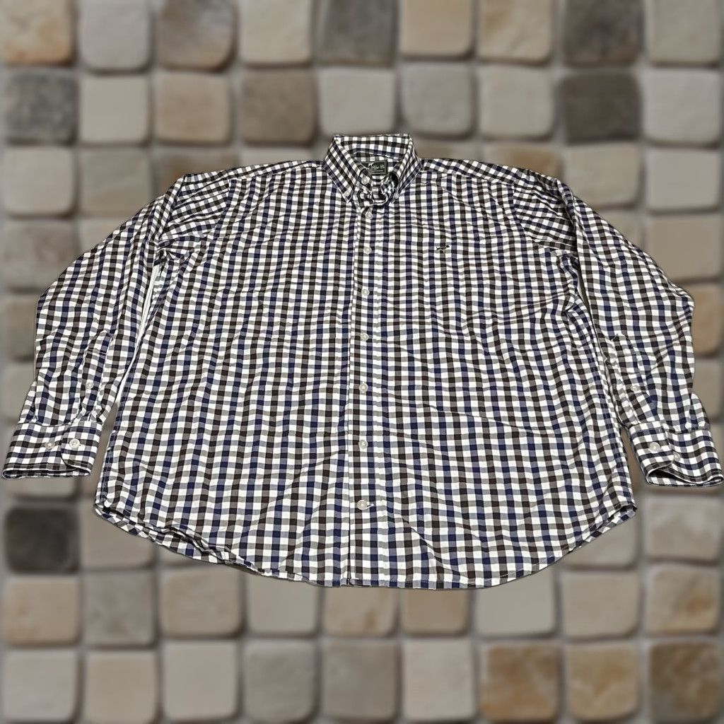 CO Southern Point Co The Hadley Shirt Mens M Long Sleeve Button-Up Blue Check Size US M / EU 48-50 / 2 - 1 Thumbnail