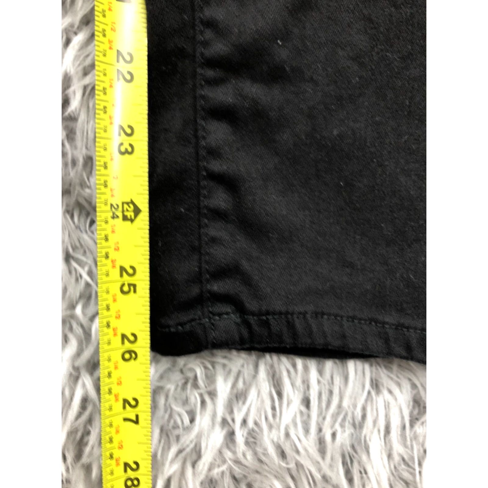 Vintage Pilcro Jeans 28 Womens Dark Wash Black 5-Pocket Denim Straight Regular Fit Size 28" / US 6 / IT 42 - 3 Thumbnail