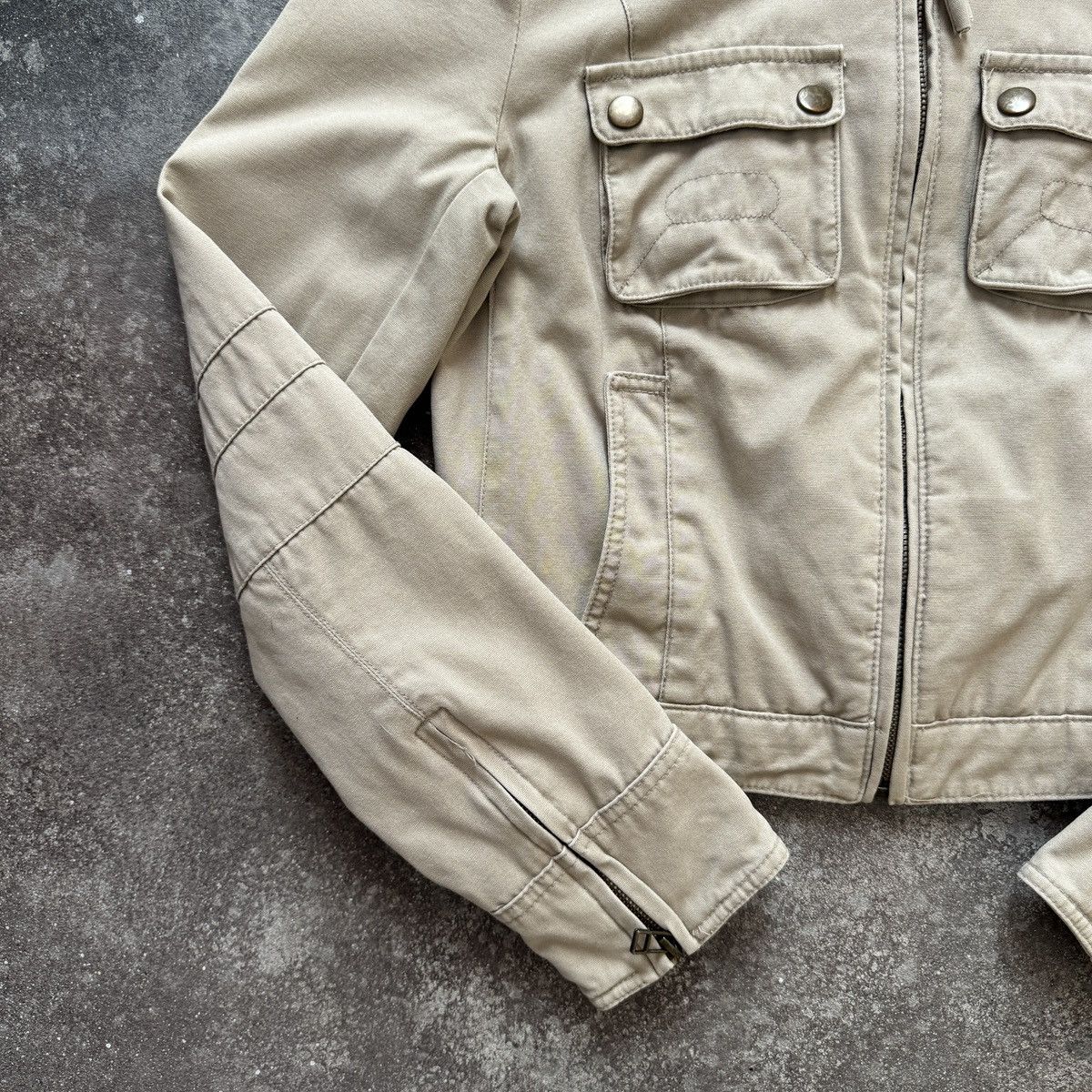 Hysteric Glamour Avant Garde Vintage Y2K Utility Cropped Jacket Size M / US 6-8 / IT 42-44 - 6 Thumbnail