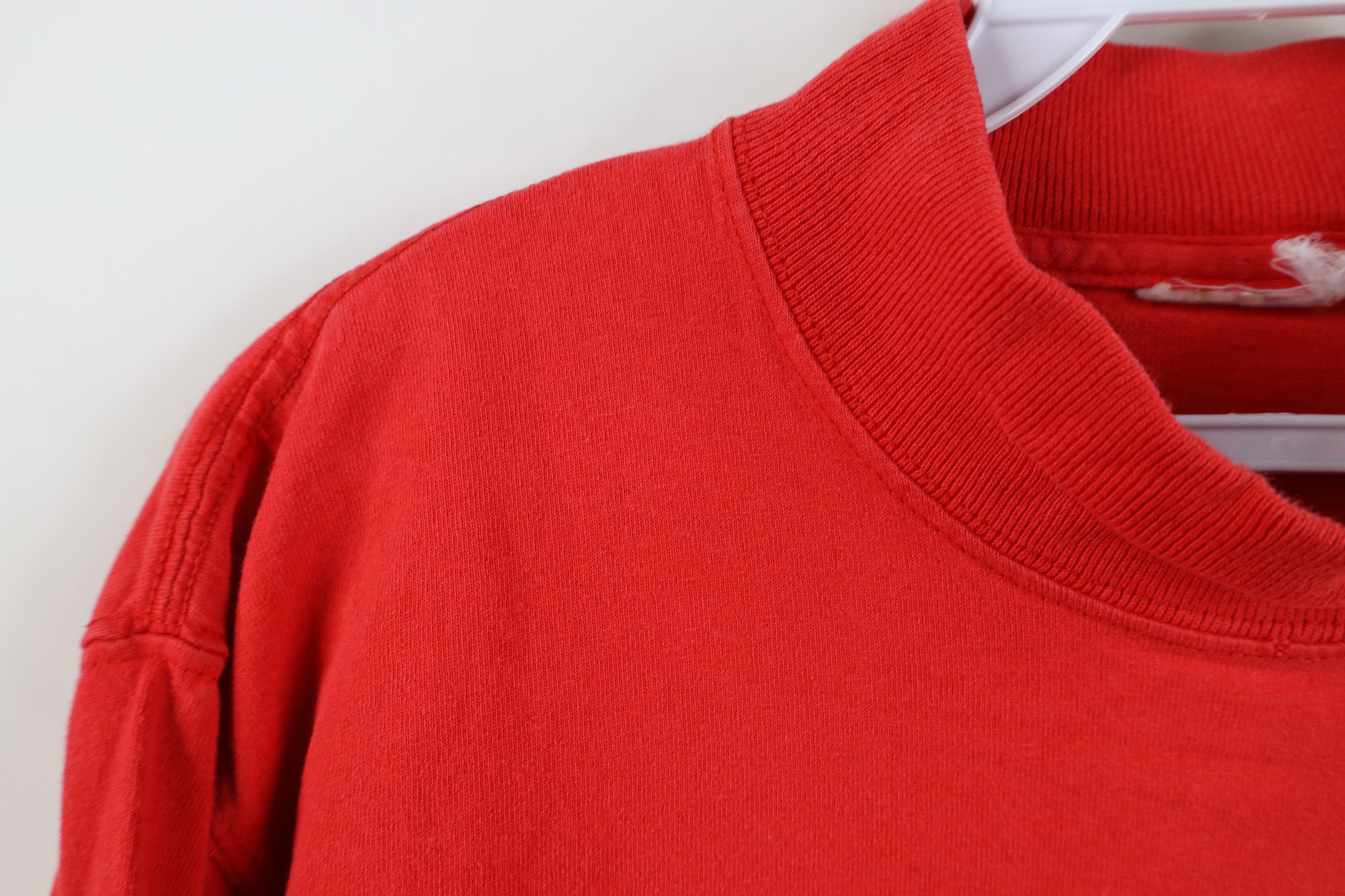 Vintage Vintage 90s Streetwear Mock Neck Long Sleeve T-Shirt Cotton Size US S / EU 44-46 / 1 - 6 Thumbnail