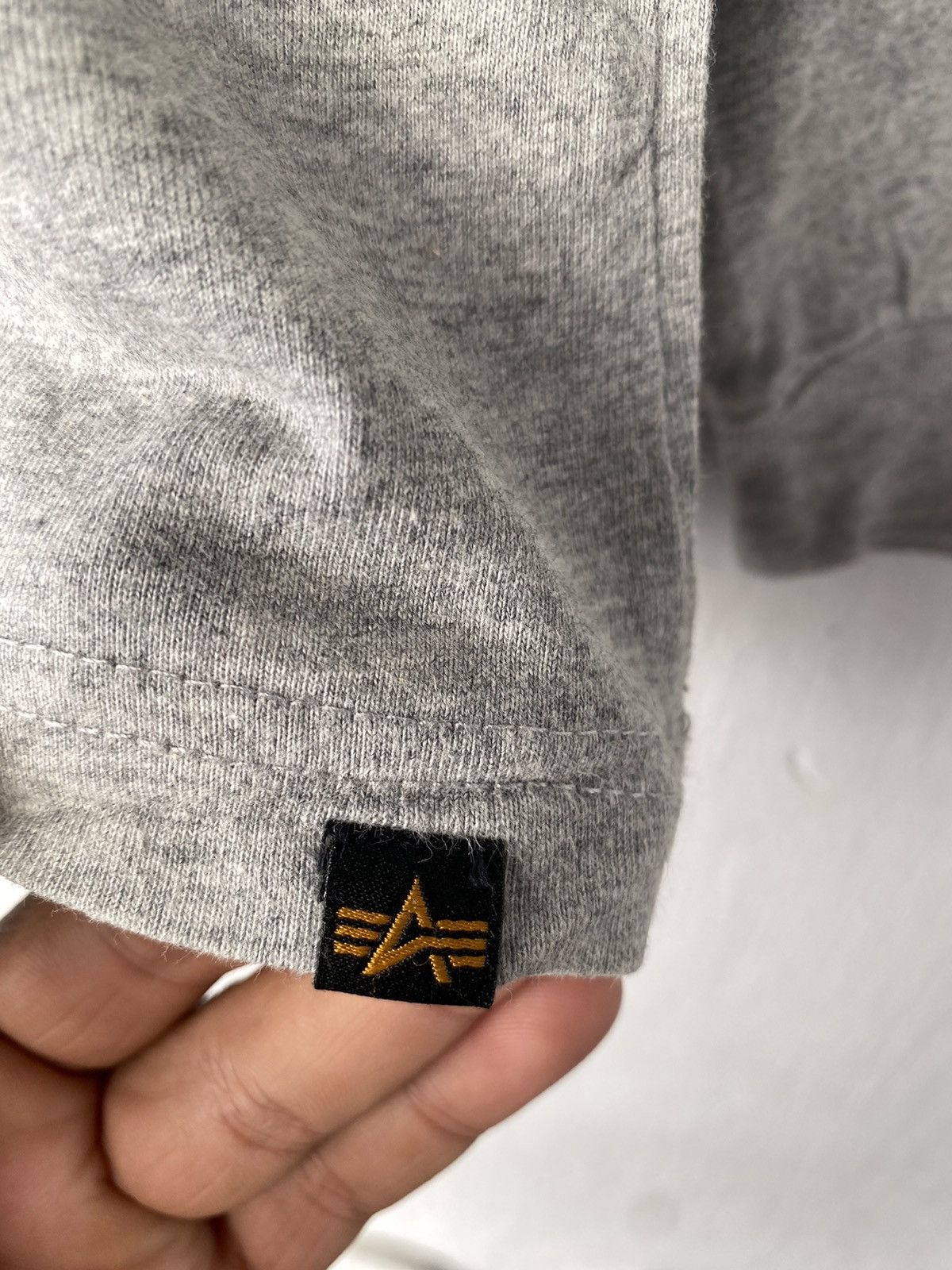 Alpha Industries Vintage Alpha Industries LS Tee Size US M / EU 48-50 / 2 - 4 Thumbnail