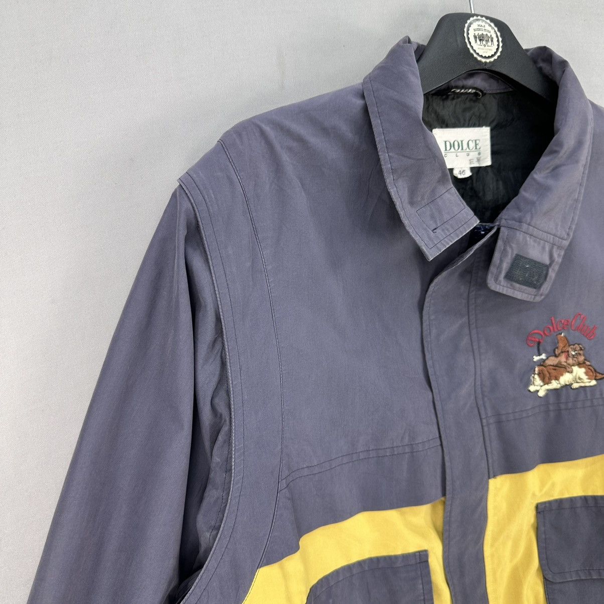 Japanese Brand Vintage 90's Dolce Club Embroidered Golf Jacket Size US L / EU 52-54 / 3 - 2 Thumbnail