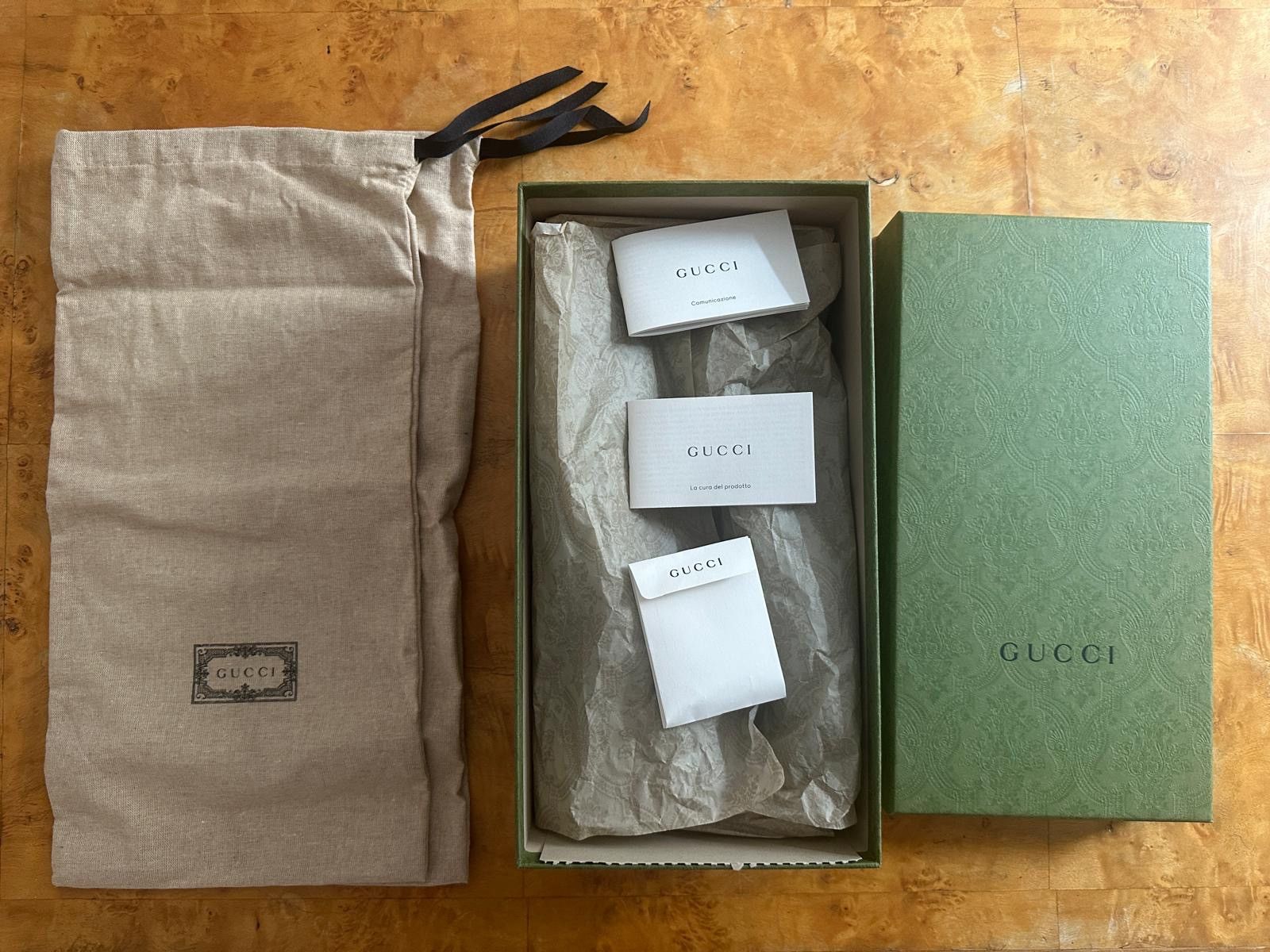 Gucci Gucci matelasse Leather slingback. Full set AW 2022 Size US 7.5 / IT 37.5 - 17 Thumbnail