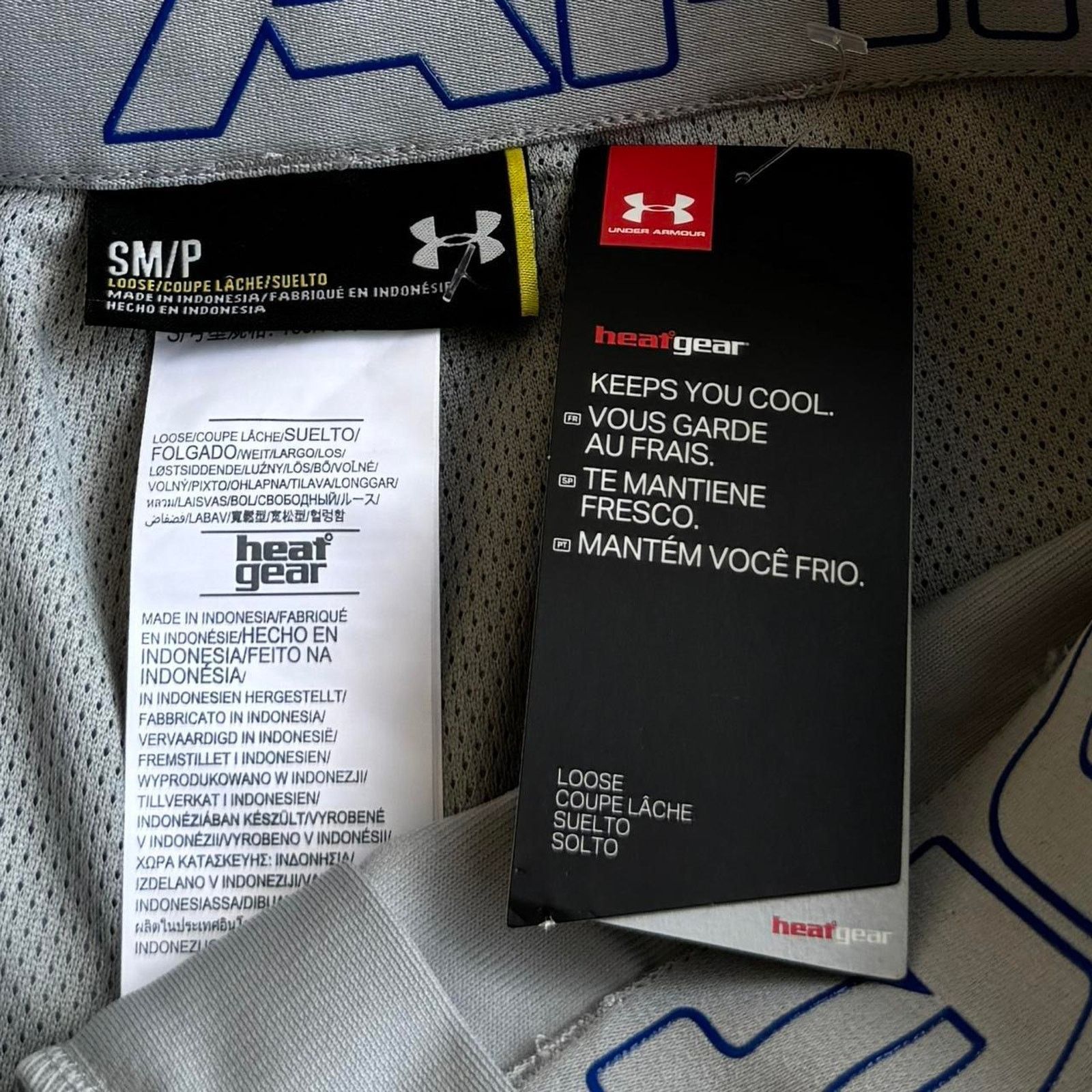 Under Armour × Vintage Brand New Under Armour Grey & Blue Baseball Pants Size US 29 - 5 Thumbnail