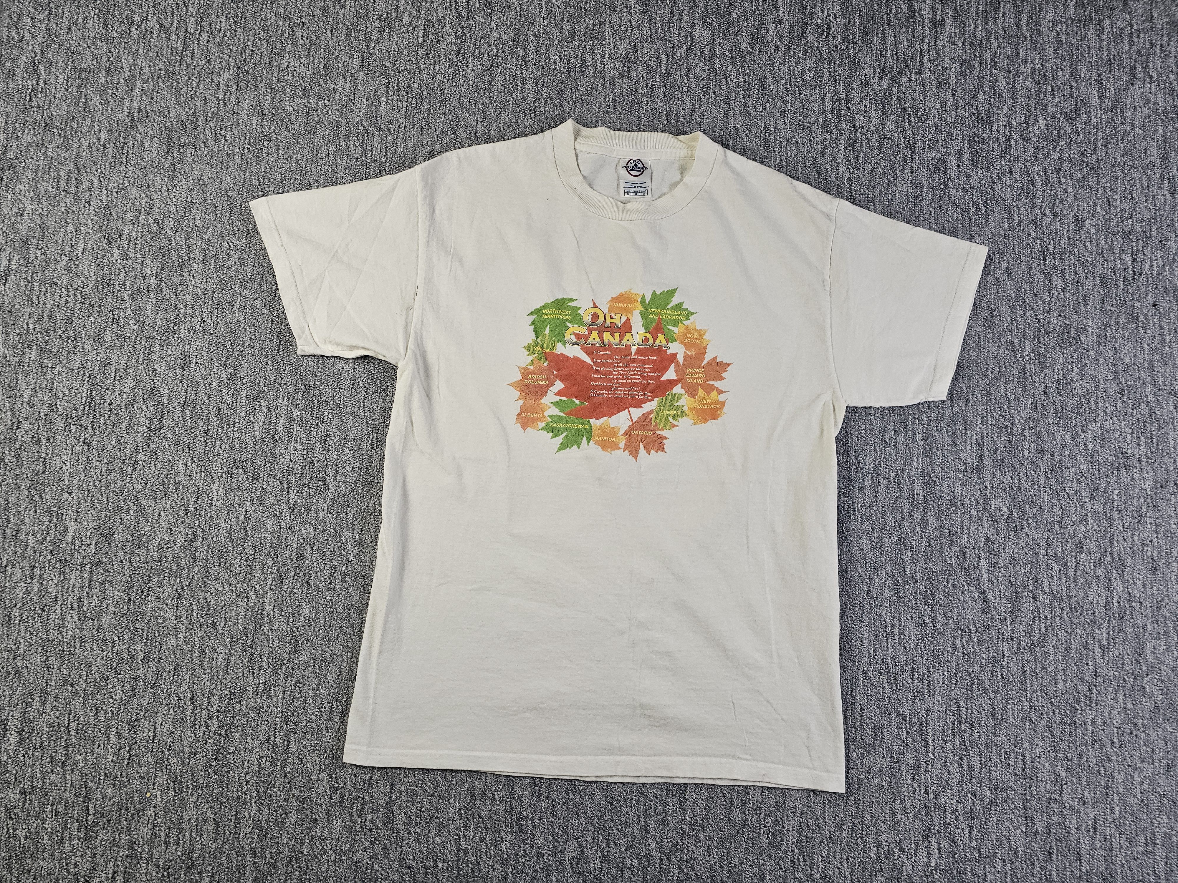 Delta Vintage Oh Canada Maple Leaf Souvenir Tee Delta Pro Weight M Size US M / EU 48-50 / 2 - 5 Thumbnail