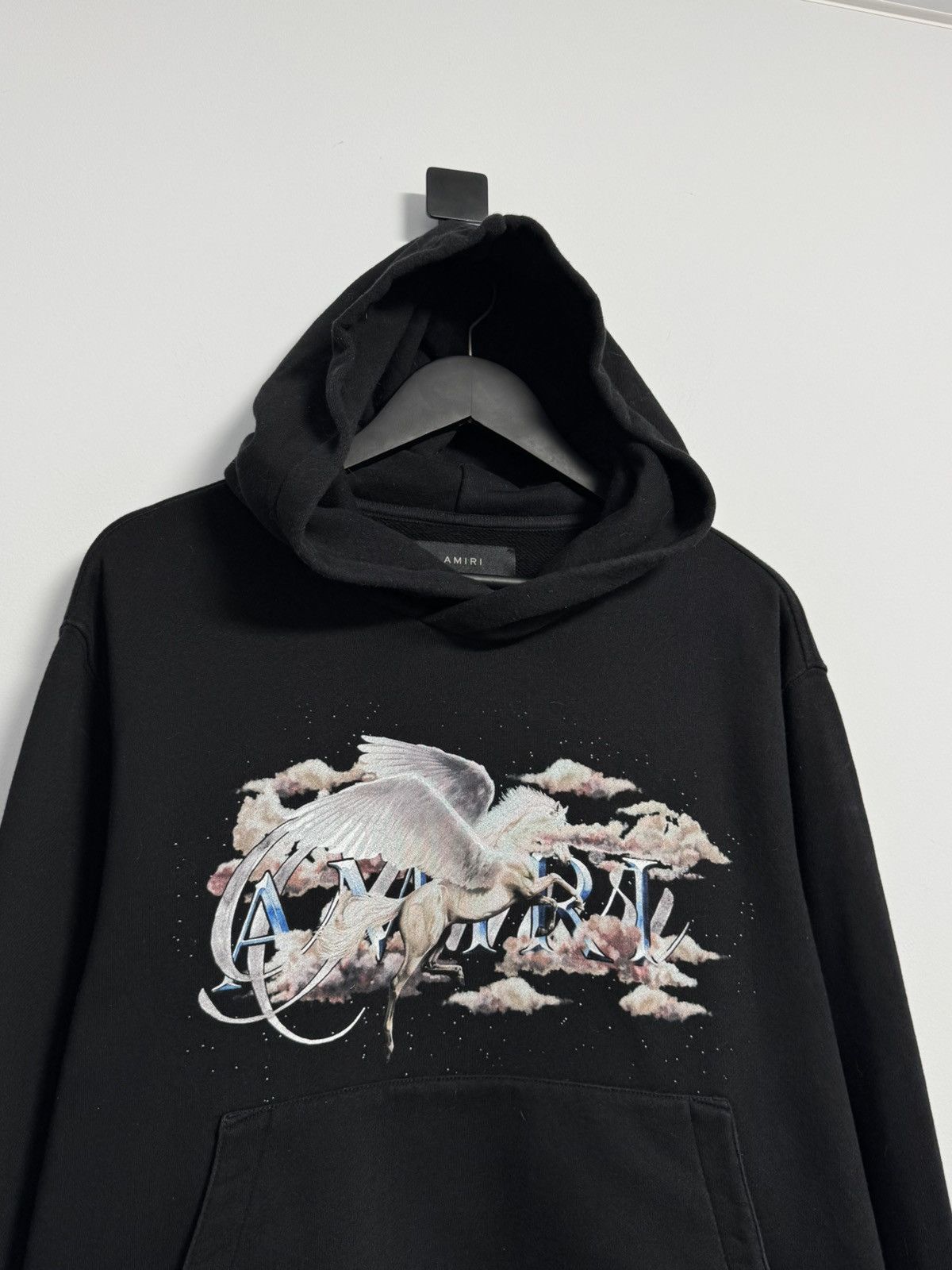 Amiri Amiri Men’s Pegasus Script Hoodie Size US XL / EU 56 / 4 - 2 Thumbnail