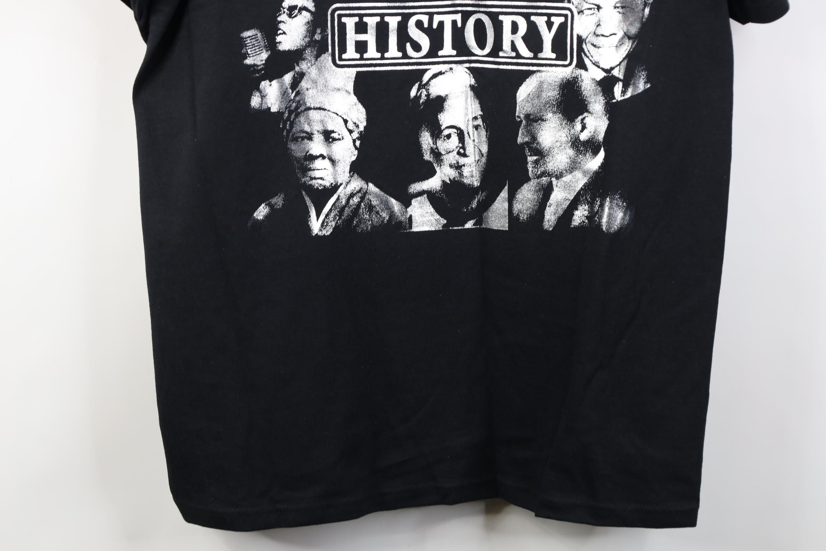 Vintage Deadstock Vintage Y2K Obama MLK Jr Malcolm X Mandela T-Shirt Size US XL / EU 56 / 4 - 3 Thumbnail