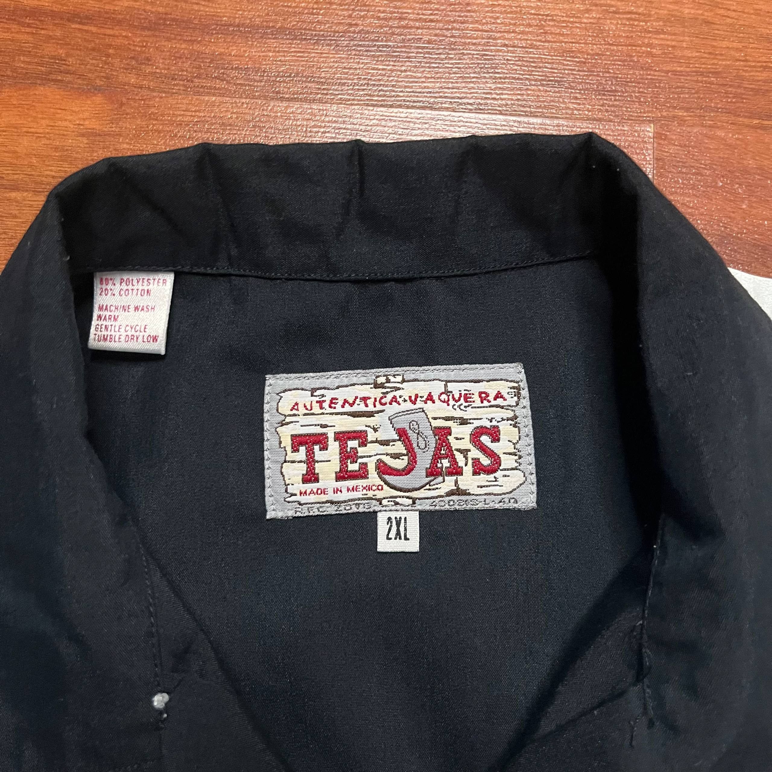 Vintage AUTENTICA VAQUERA TEJAS VTG 90'S WESTERN SHIRT MEXICO Size US XL / EU 56 / 4 - 8 Thumbnail