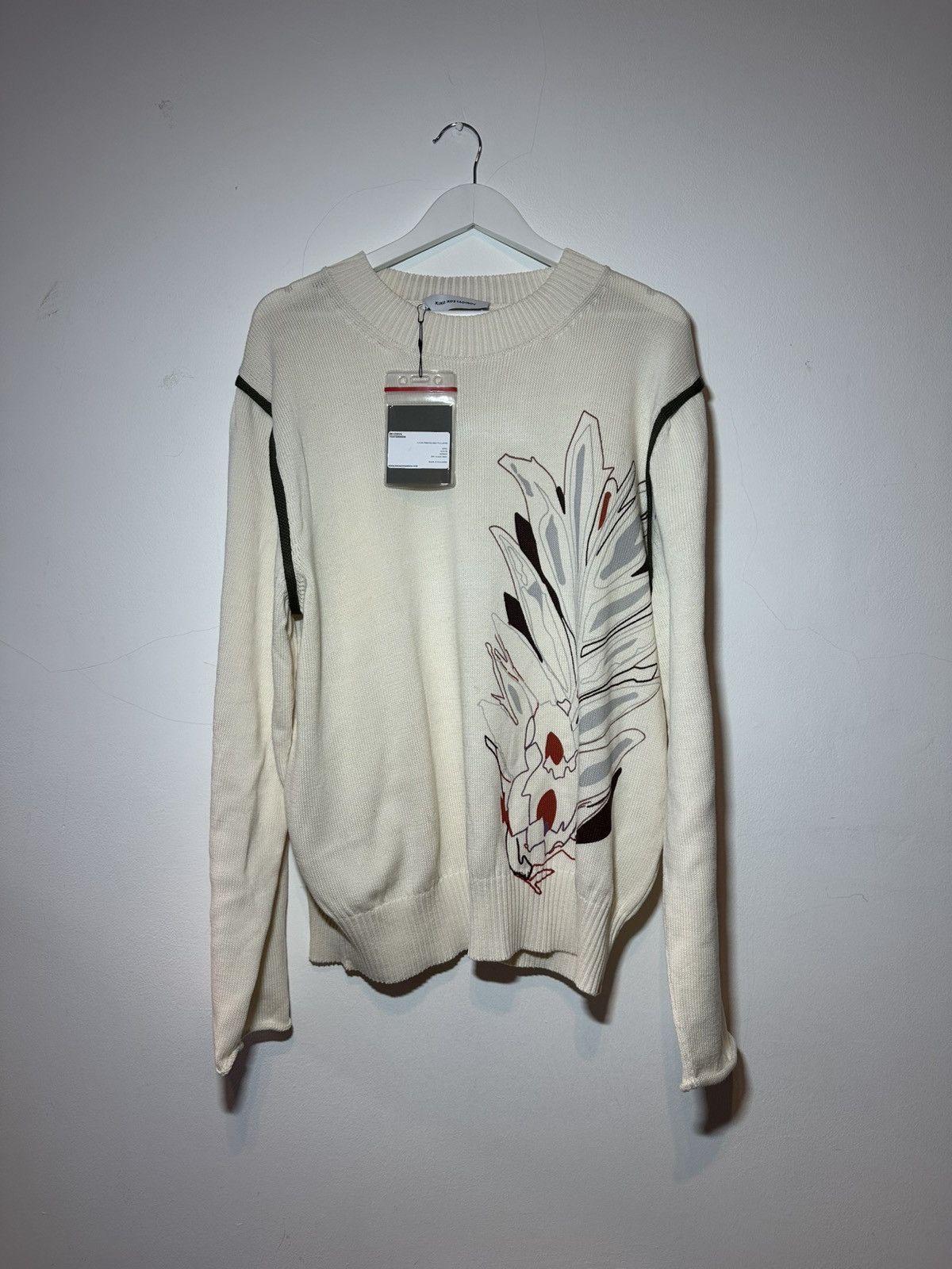 トップス kiko kostadinov FUTUR PRINTED KNIT Kiko Kostadinov Futur Printed Knit Sweater - SS22 – Vertical