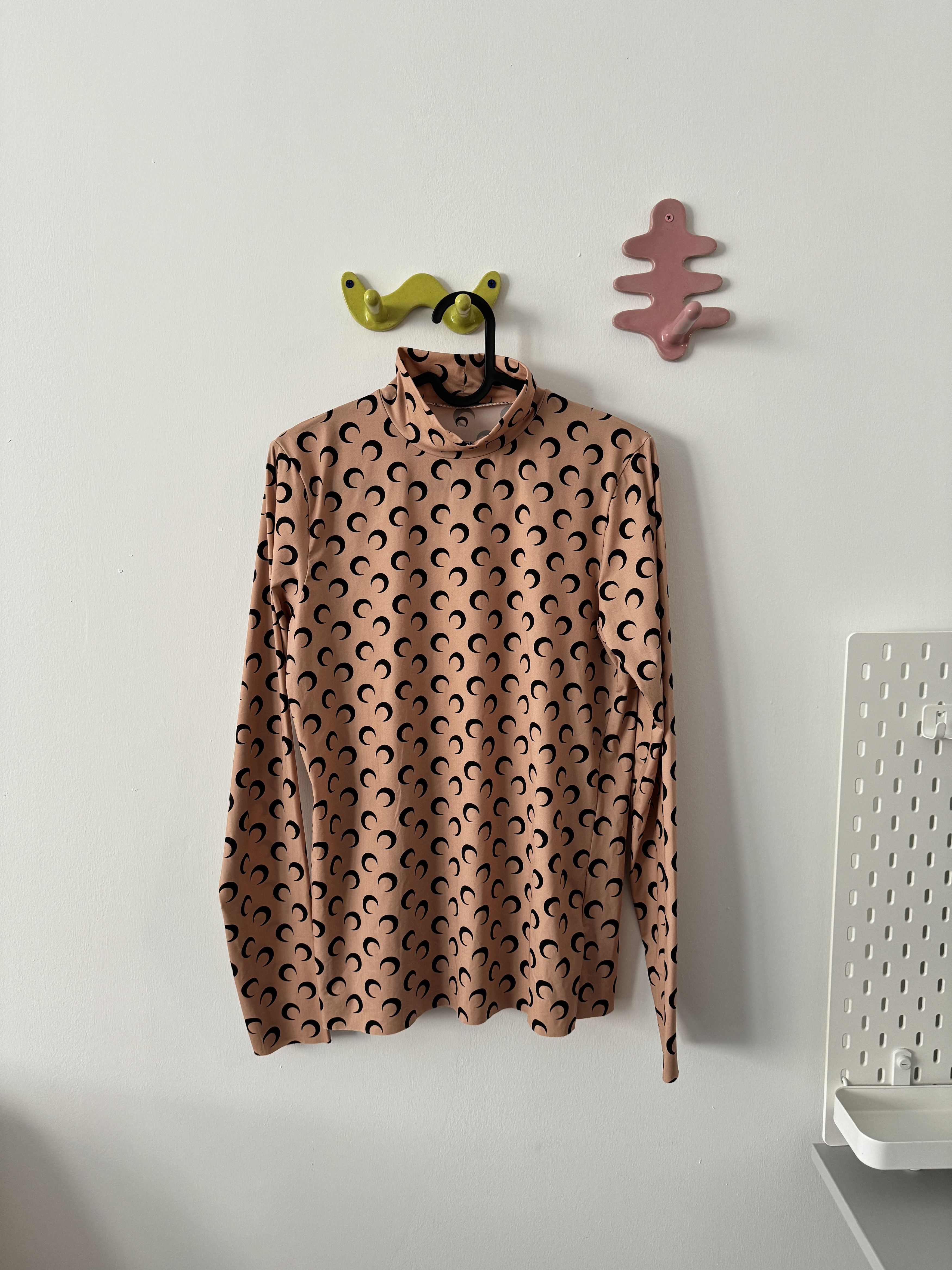 Marine Serre SSENSE Exclusive Tan All Over Moon Turtleneck | Grailed