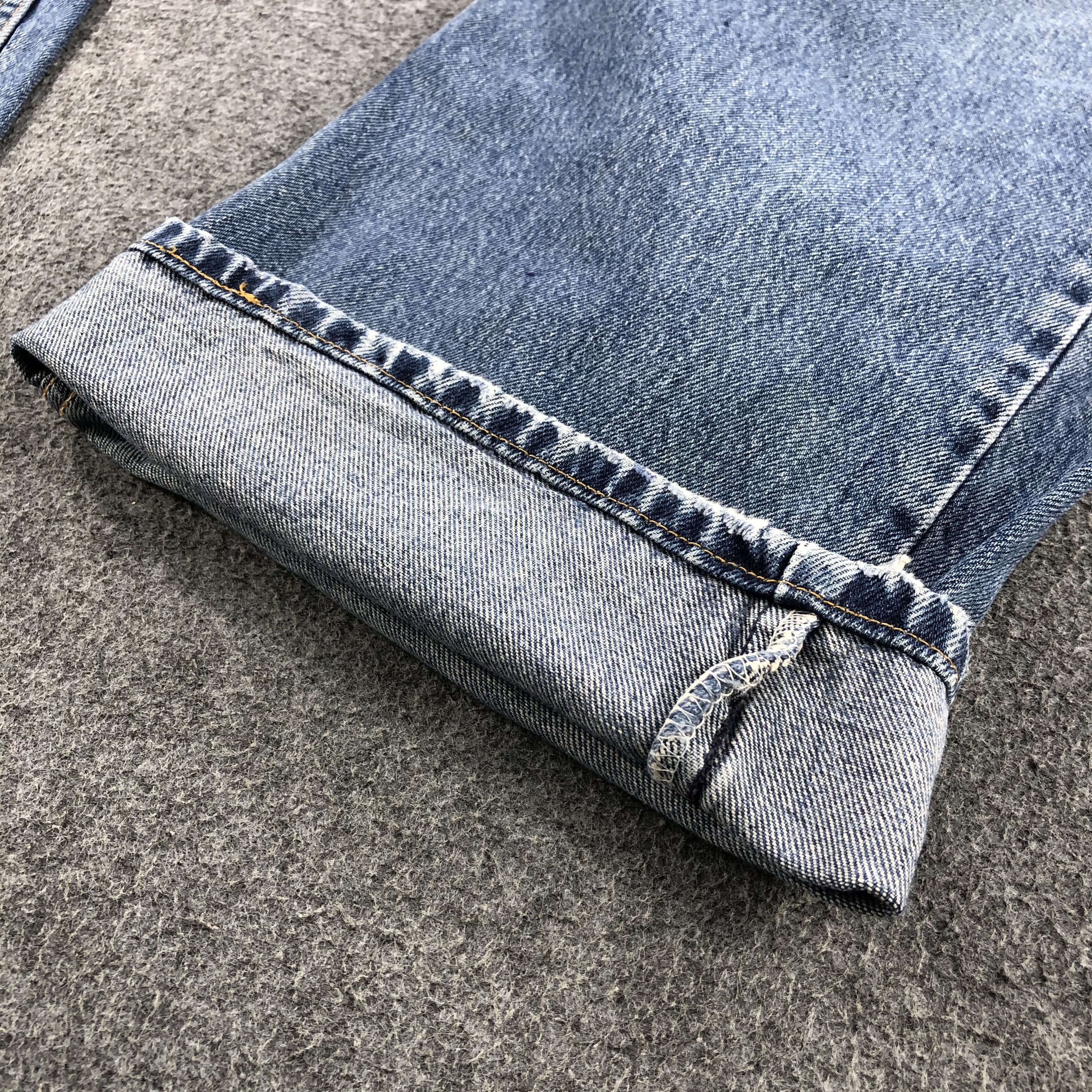 Levi's Faded Blue Vintage Levis 569 Jeans Straight Denim-J1067 Size US 35 - 7 Thumbnail