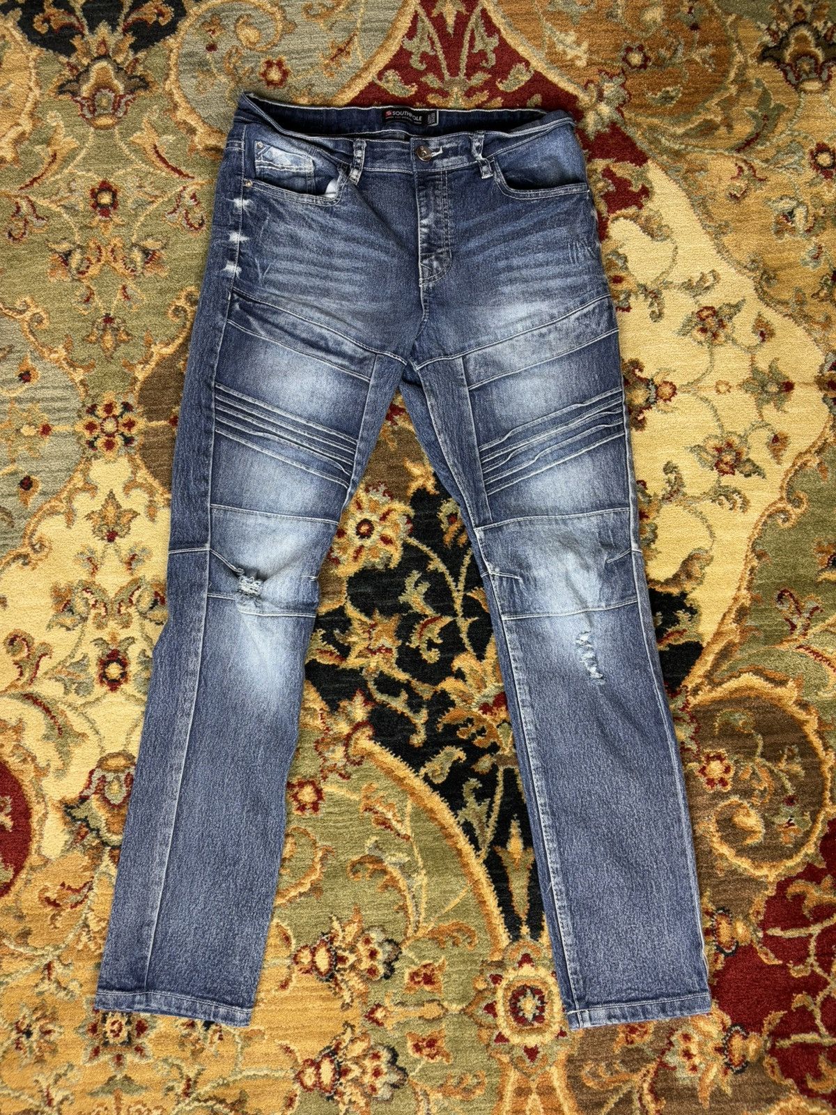 Southpole × Vintage Vintage Y2K South Pole Skinny Jeans Size US 32 / EU 48 - 1 Thumbnail