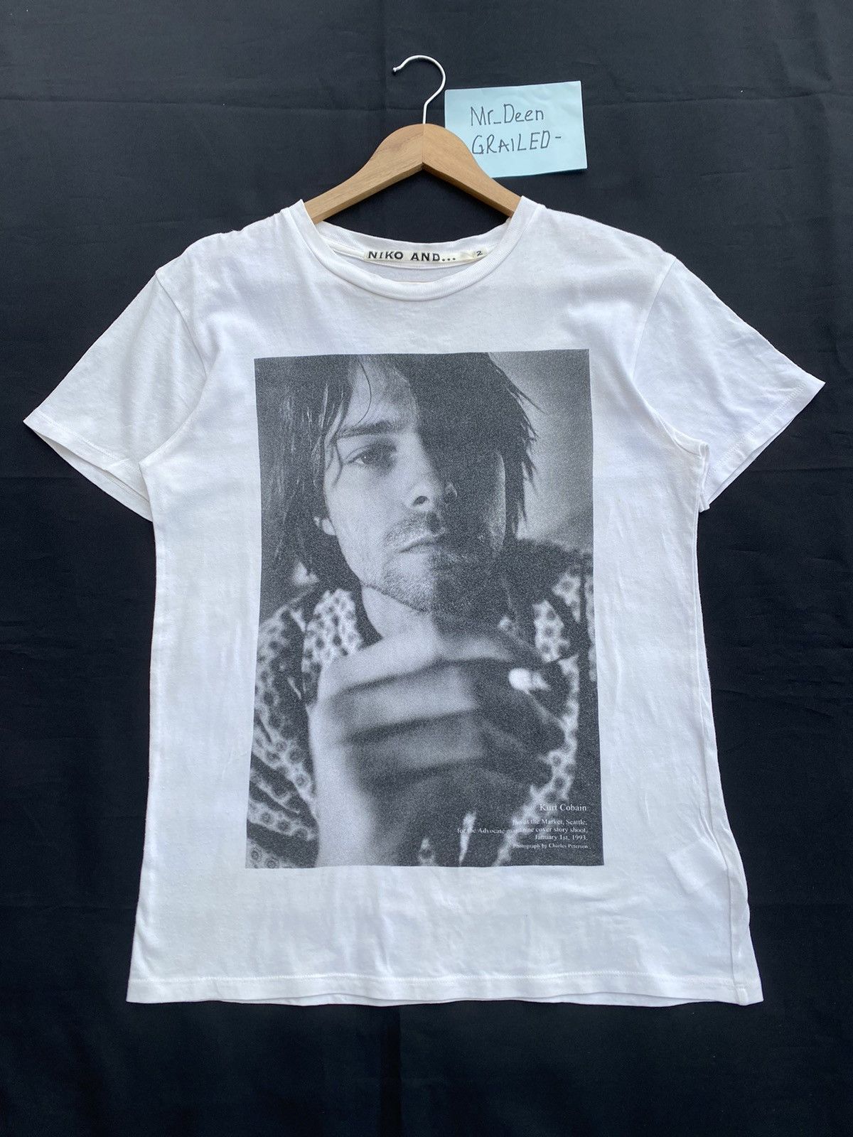 Japanese Brand Rare Vtg Niko and x Kurt Cobain Printed Tshirt Size US S / EU 44-46 / 1 - 1 Thumbnail