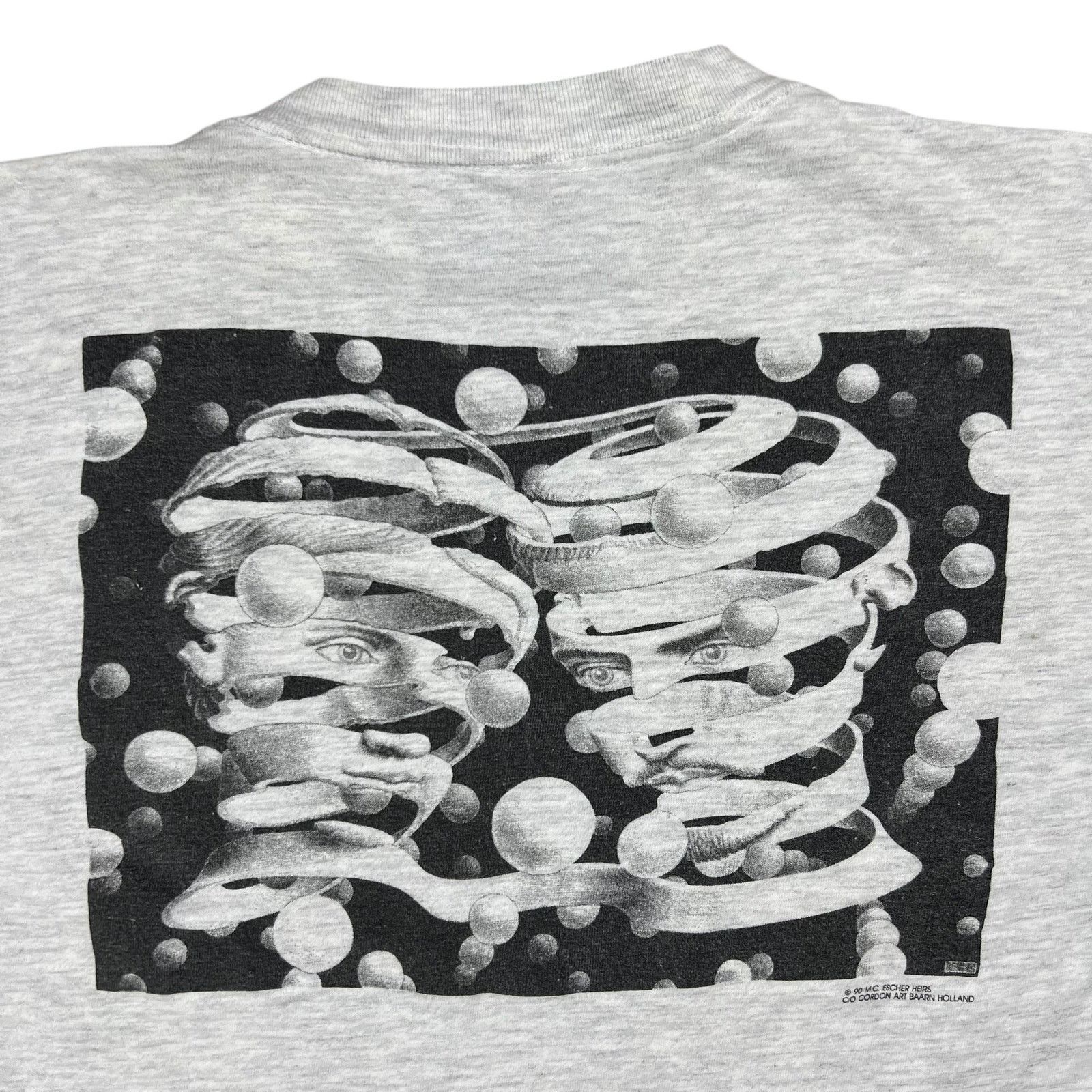 Vintage Vintage 1990 MC Escher Bond of Union art tee (M) Size US M / EU 48-50 / 2 - 2 Thumbnail