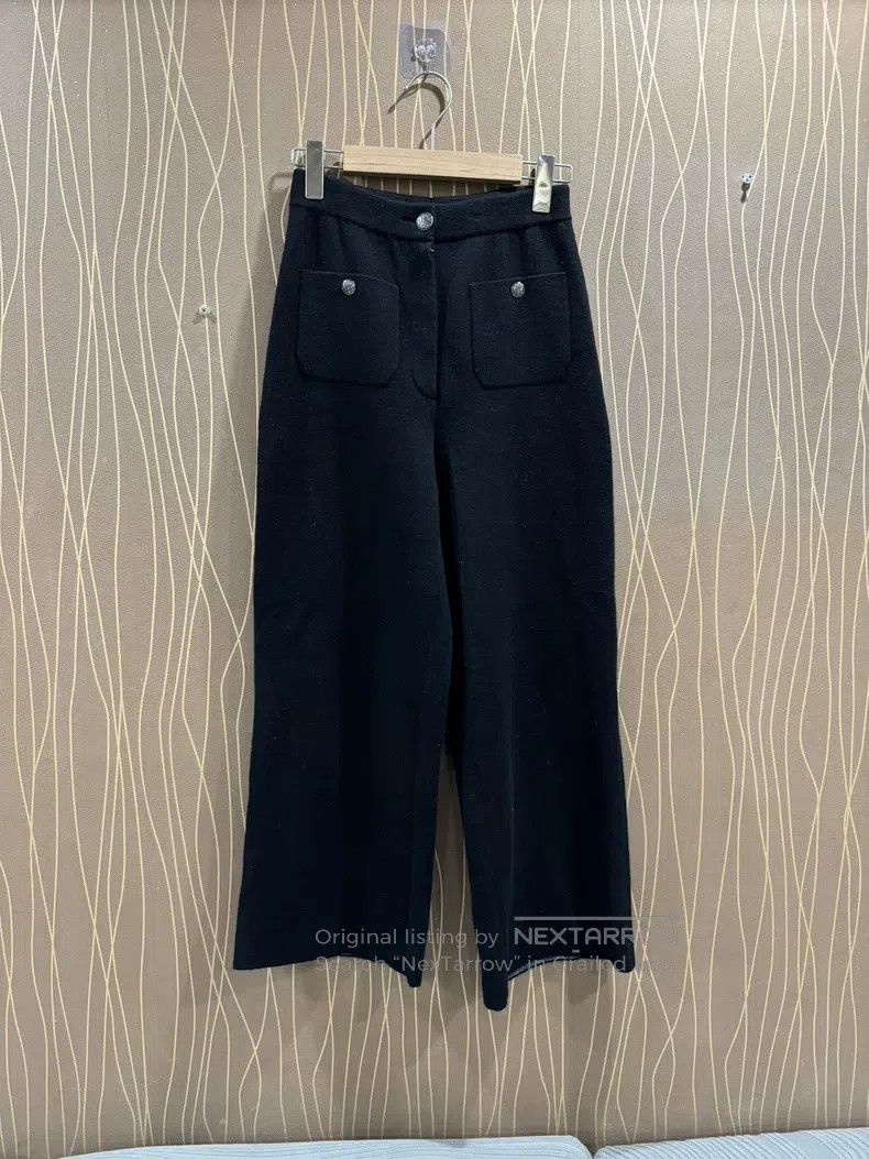 Chanel Chanel Cashmere trousers Size 42" / US 20 - 1 Thumbnail