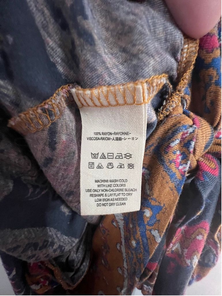 Free People Free People Fiona's Wrap Bohemian Blouse With Bell Sleeves Size S / US 4 / IT 40 - 7 Thumbnail