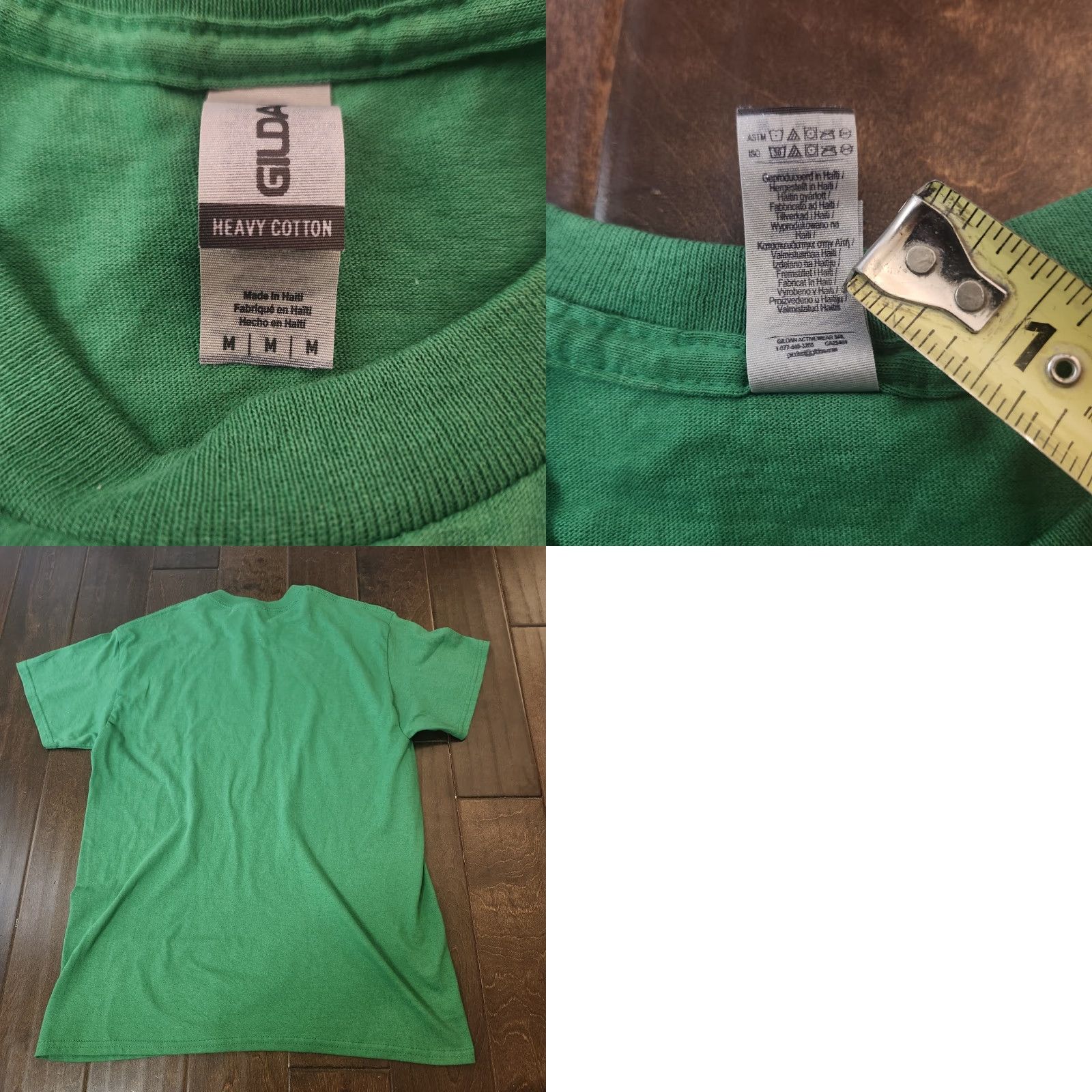 Gildan Gildan T-Shirt Jude 1:20 Green Mens M Short Sleeve Crew Neck Graphic Print Religion Jesus Christ Shirt Size US M / EU 48-50 / 2 - 9 Thumbnail